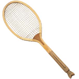 Prosser Fishtail Tennis Racket at 1stDibs