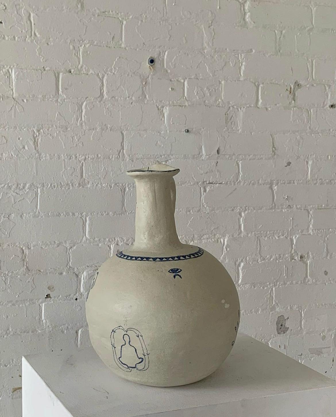 Post-Modern Protector Vase 1 by Solem Ceramics For Sale
