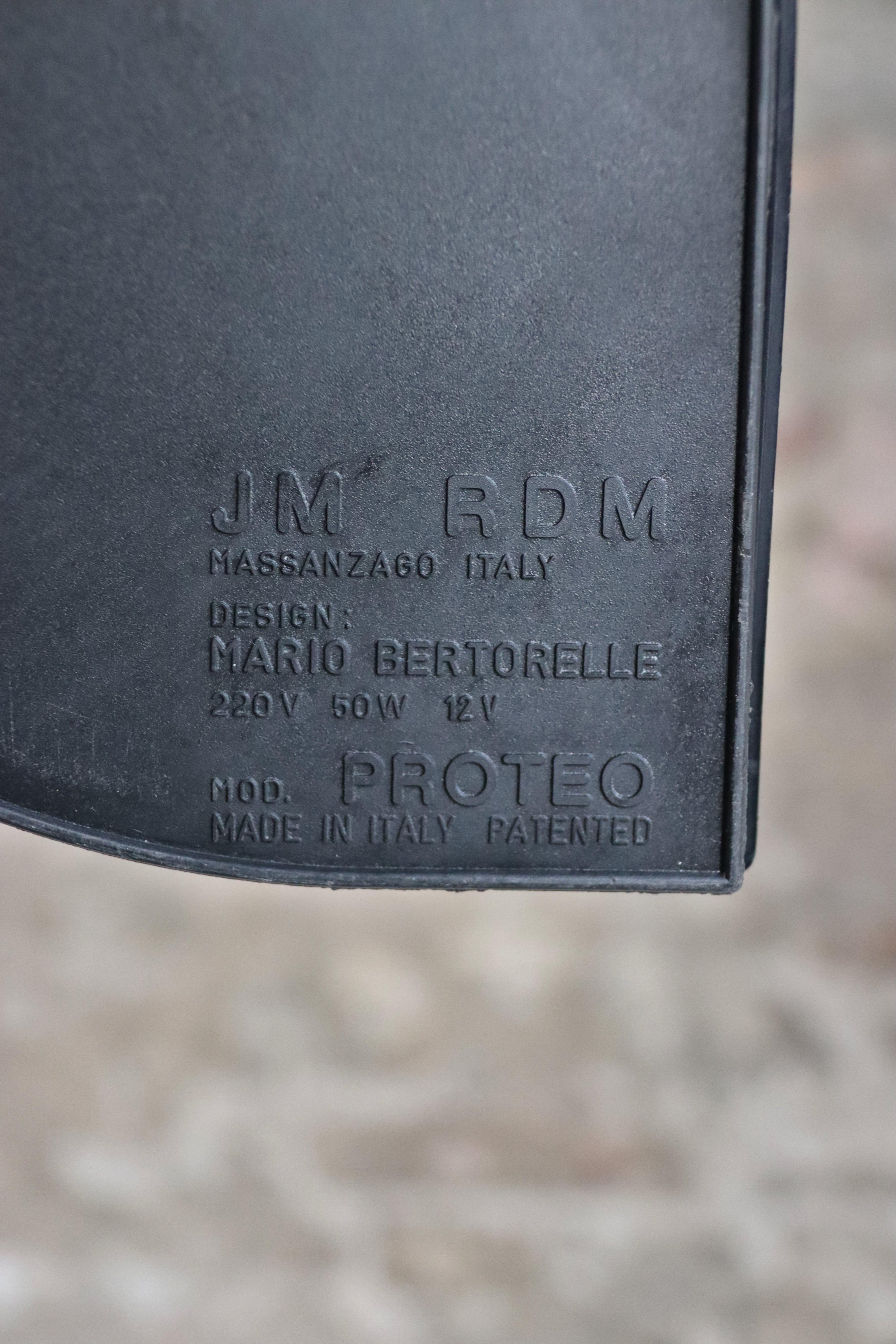 Proteo Lamp – Mario Bertorelle – JM RDM Massanzago – Italy – 1970s For Sale 11