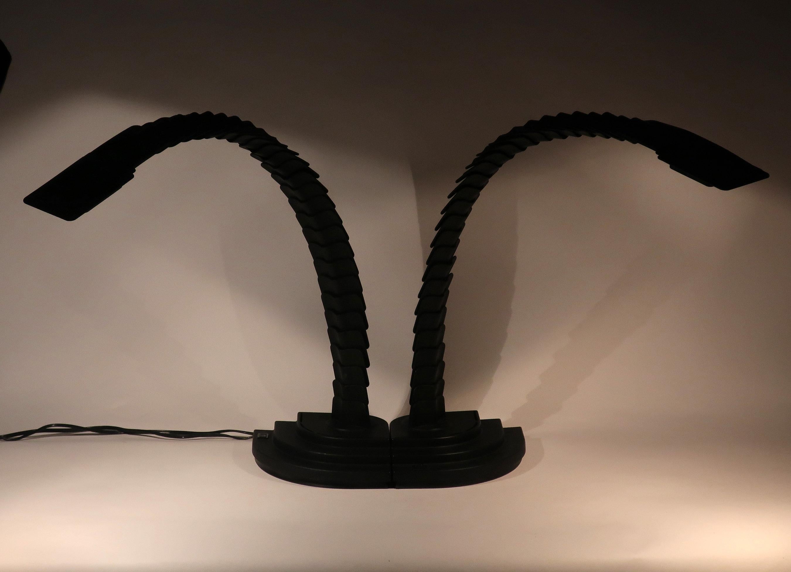 Pair of Proteo Table Lamps by Mario Bertorelle for JM RDM Massanzago 2