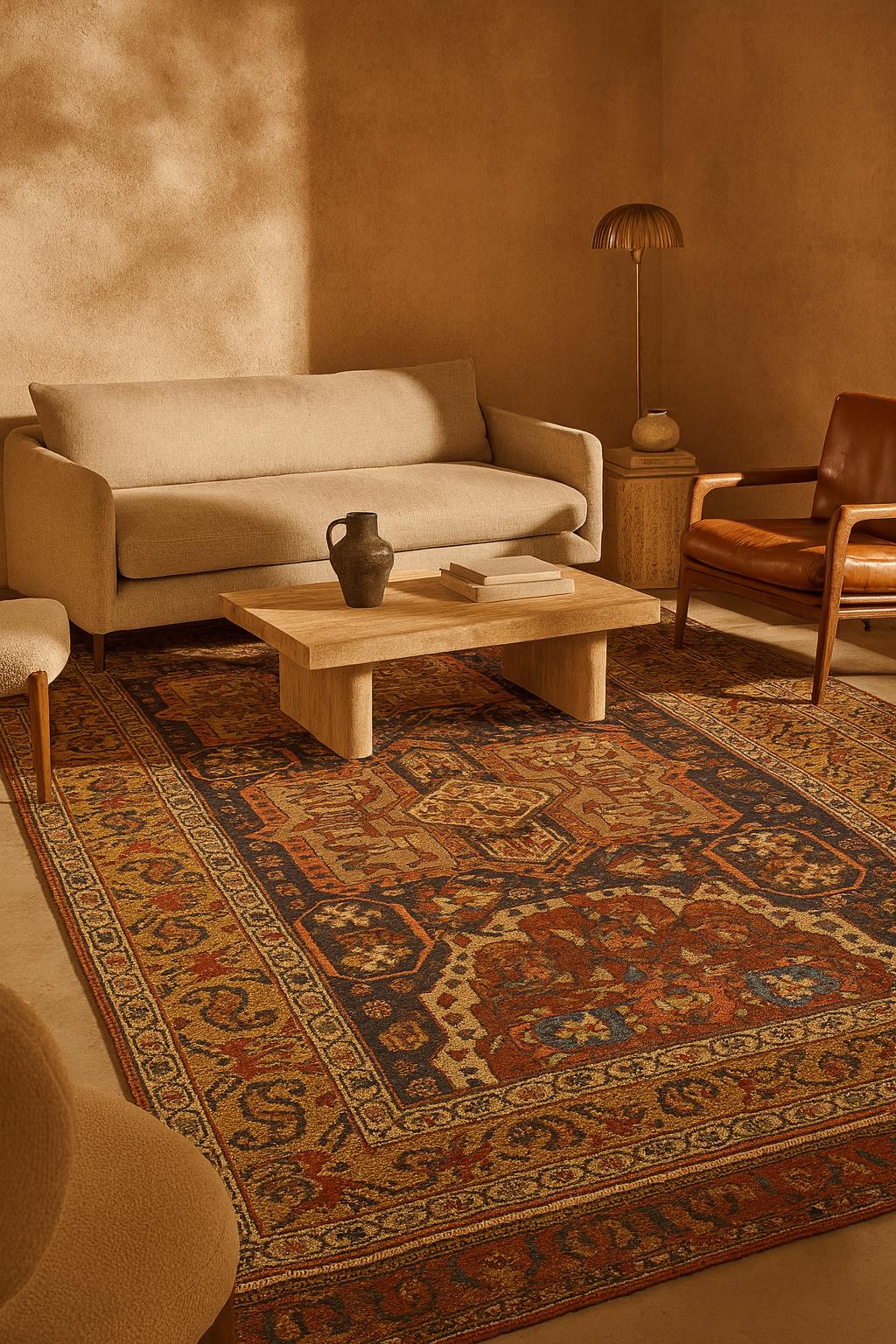 Tappeto persiano nordoccidentale protocurdo, circa 1700 - 3′8″ × 6′

Il tappeto persiano nord-occidentale proto-curdo, risalente al 1700 circa, è un notevole esempio di arte tribale delle comunità curde della Persia nord-occidentale e del Kurdistan