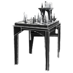 Protopunk Chessboard Table