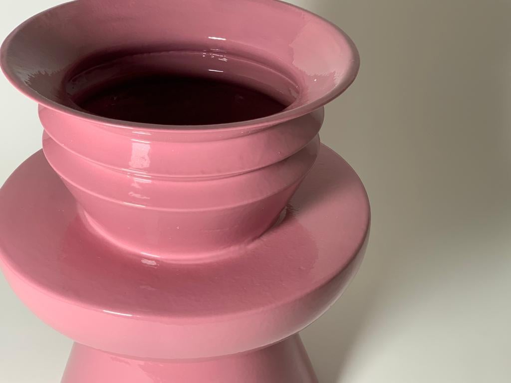 Prototyp einer Keramikvase, Modell Kyoto, von Sergio Asti für Superego Editions (Emailliert) im Angebot