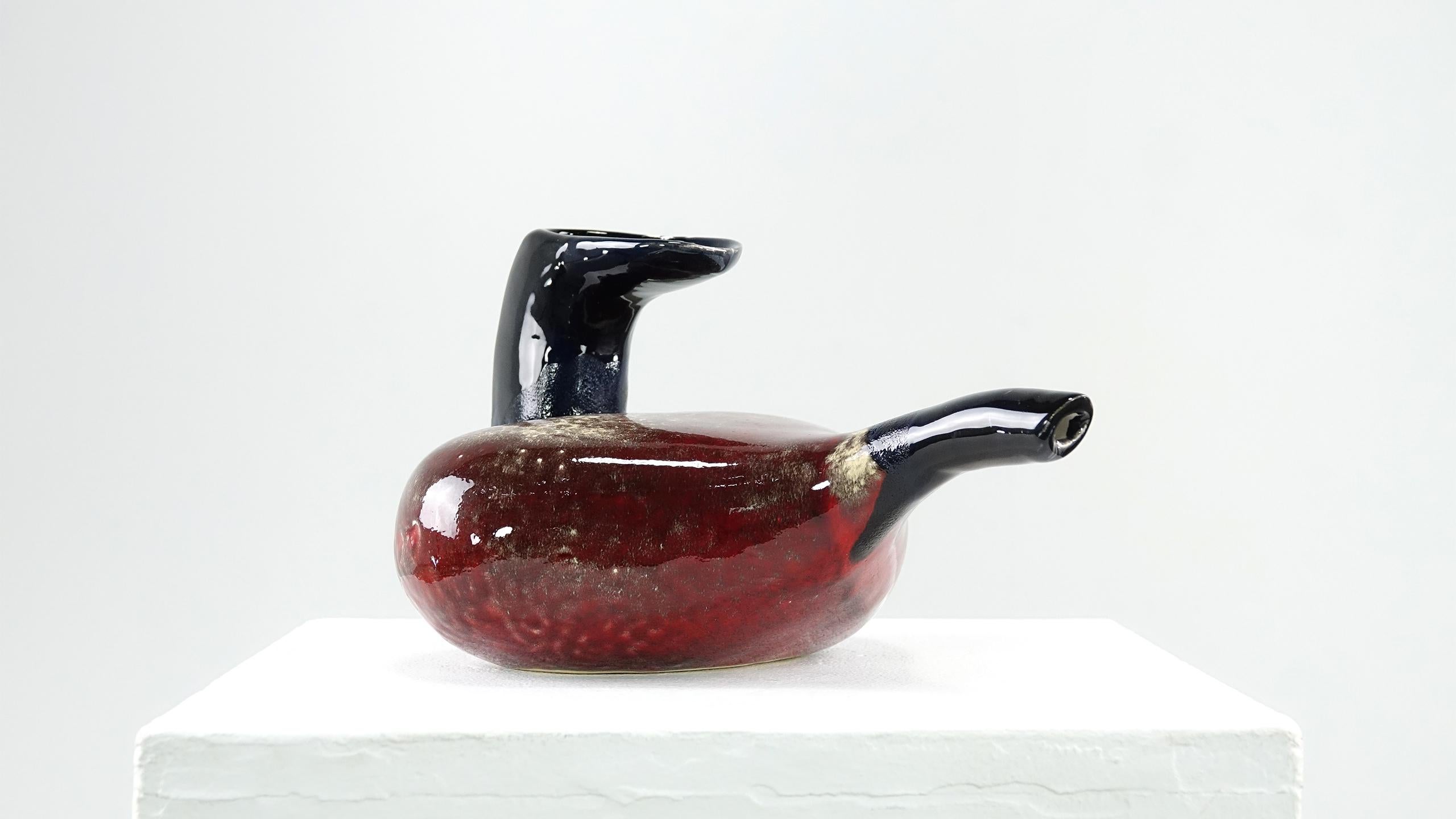 Mid-20th Century Prototype Colani Multicolored Teapot, 1969