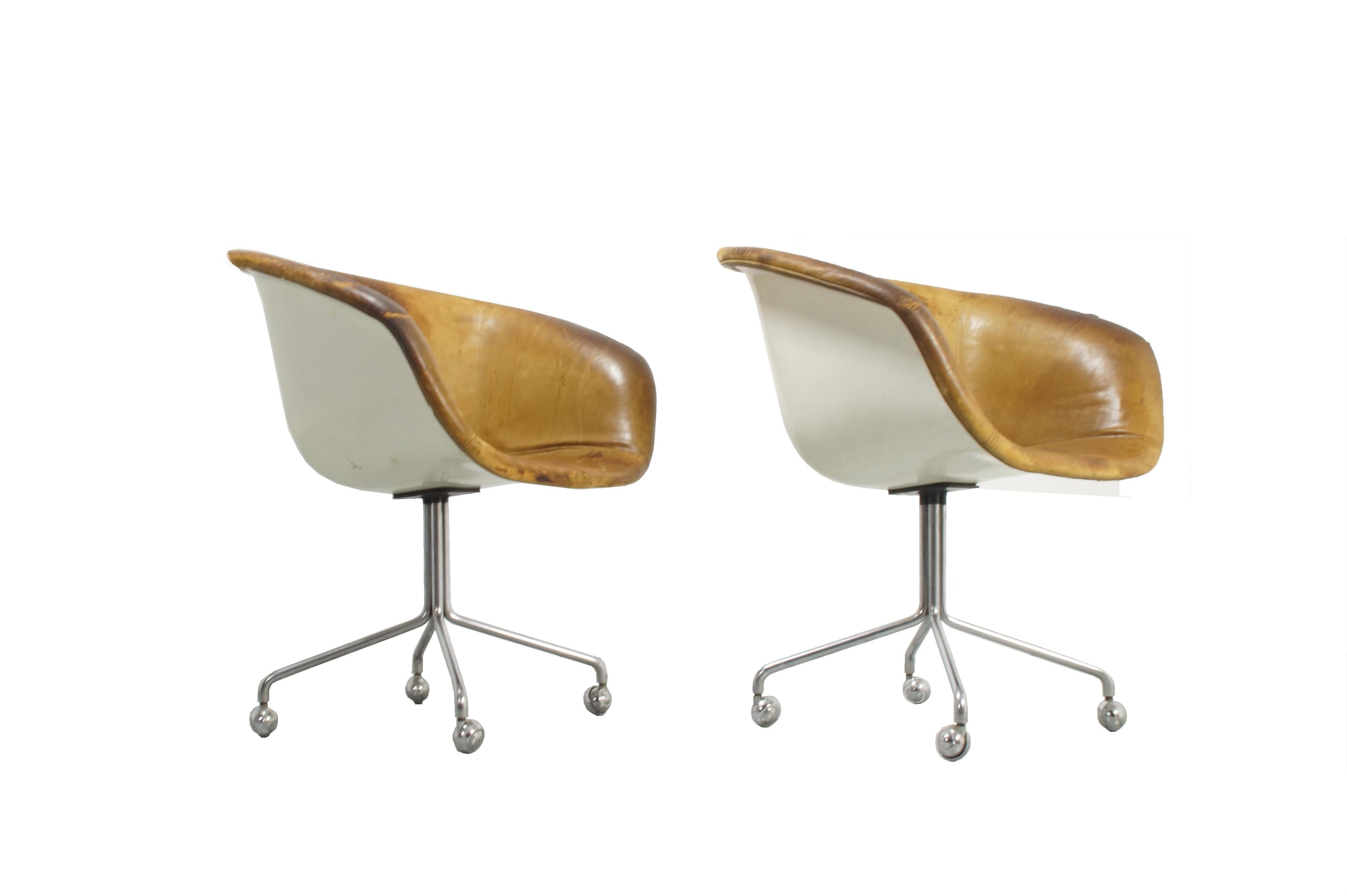 Mid-Century Modern Prototype Desk Chair Designed by Horst Bruening in 1969 For Sale