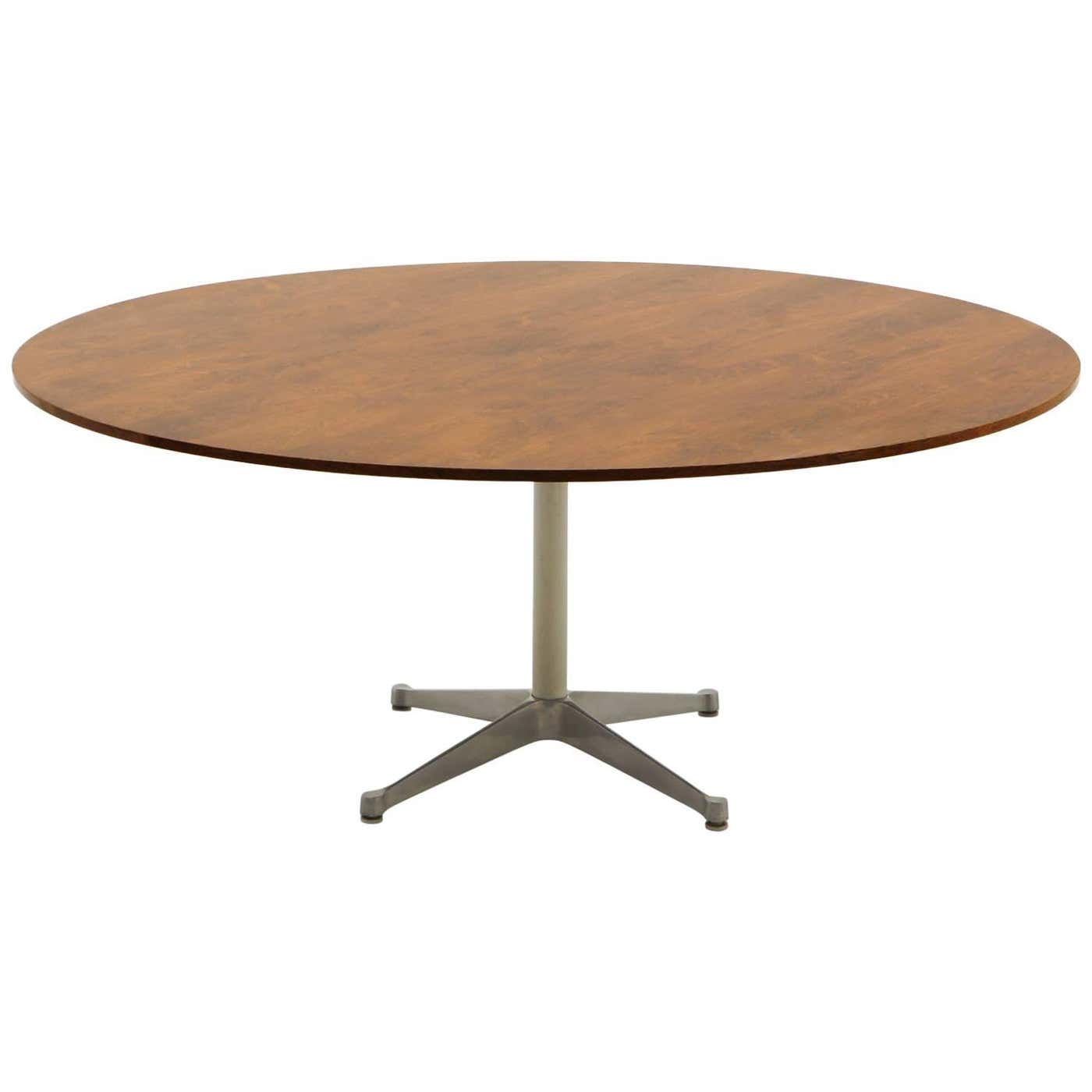 Prototype Table Prototype George Nelson Rosewood Round Dining or Conference Table, One ...