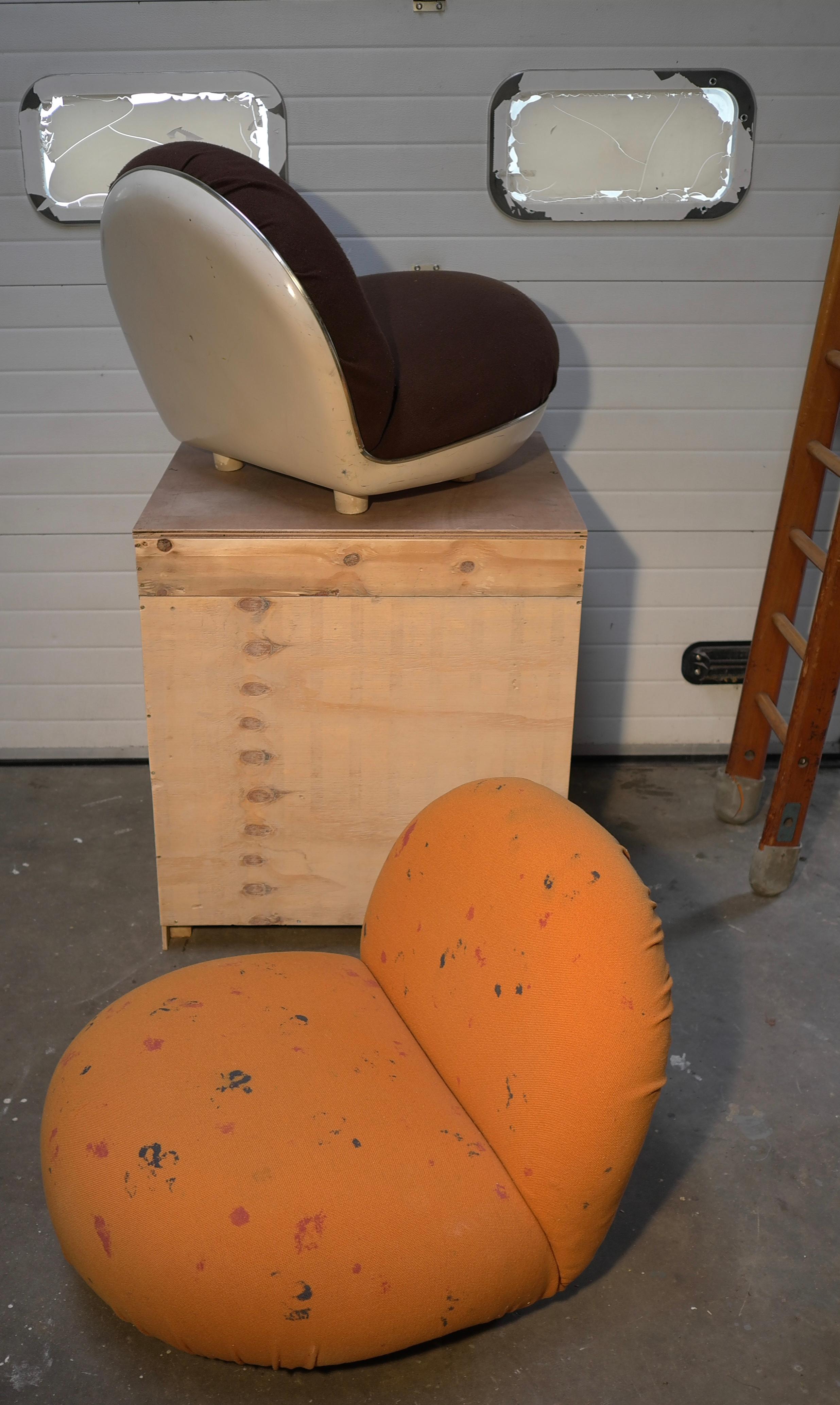 Prototipo de silla de salón Blub de Pierre Paulin, Artifort, 1971 en venta 12