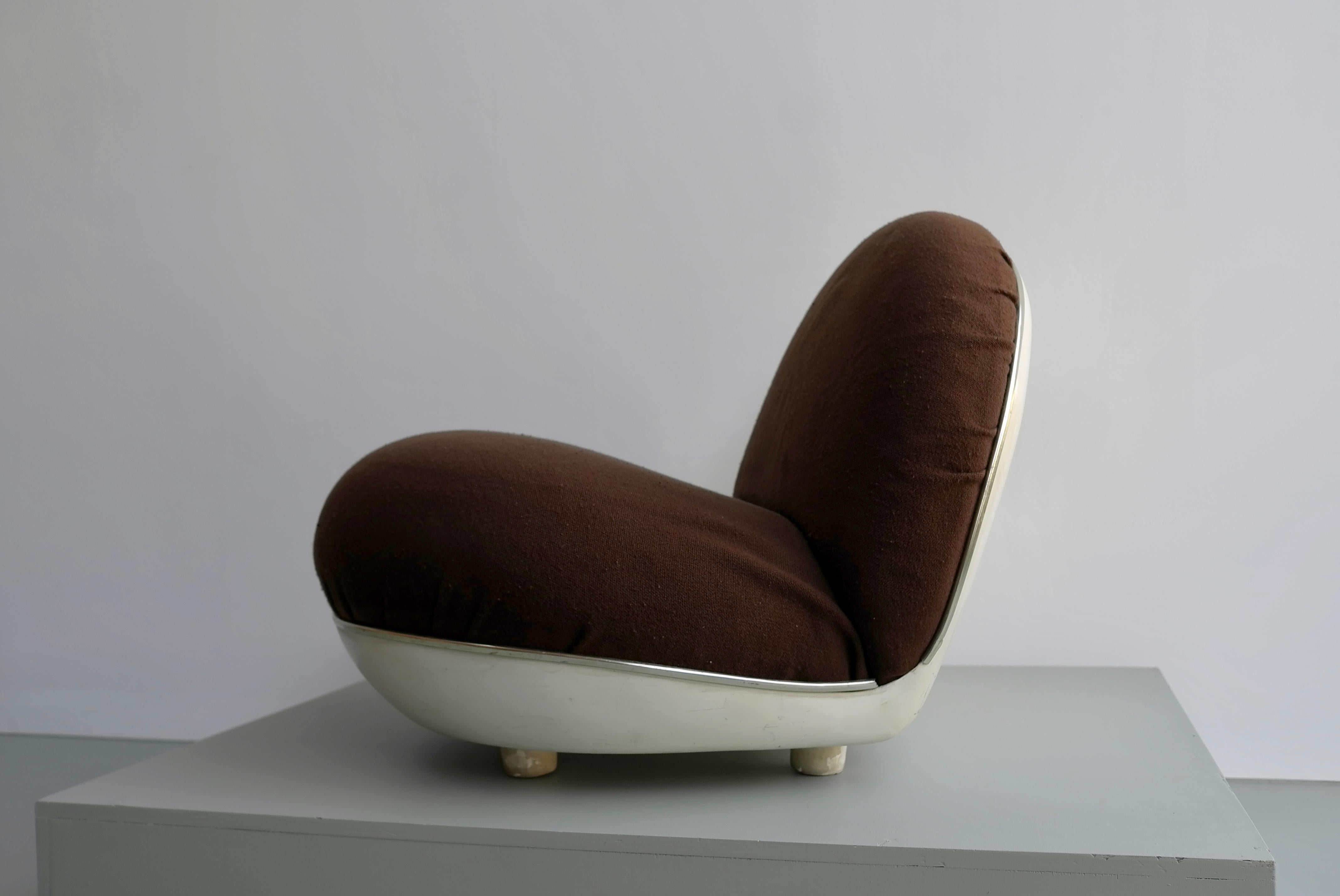 Mid-Century Modern Prototype Pierre Paulin Blub Lounge Chair, Artifort, 1971 For Sale