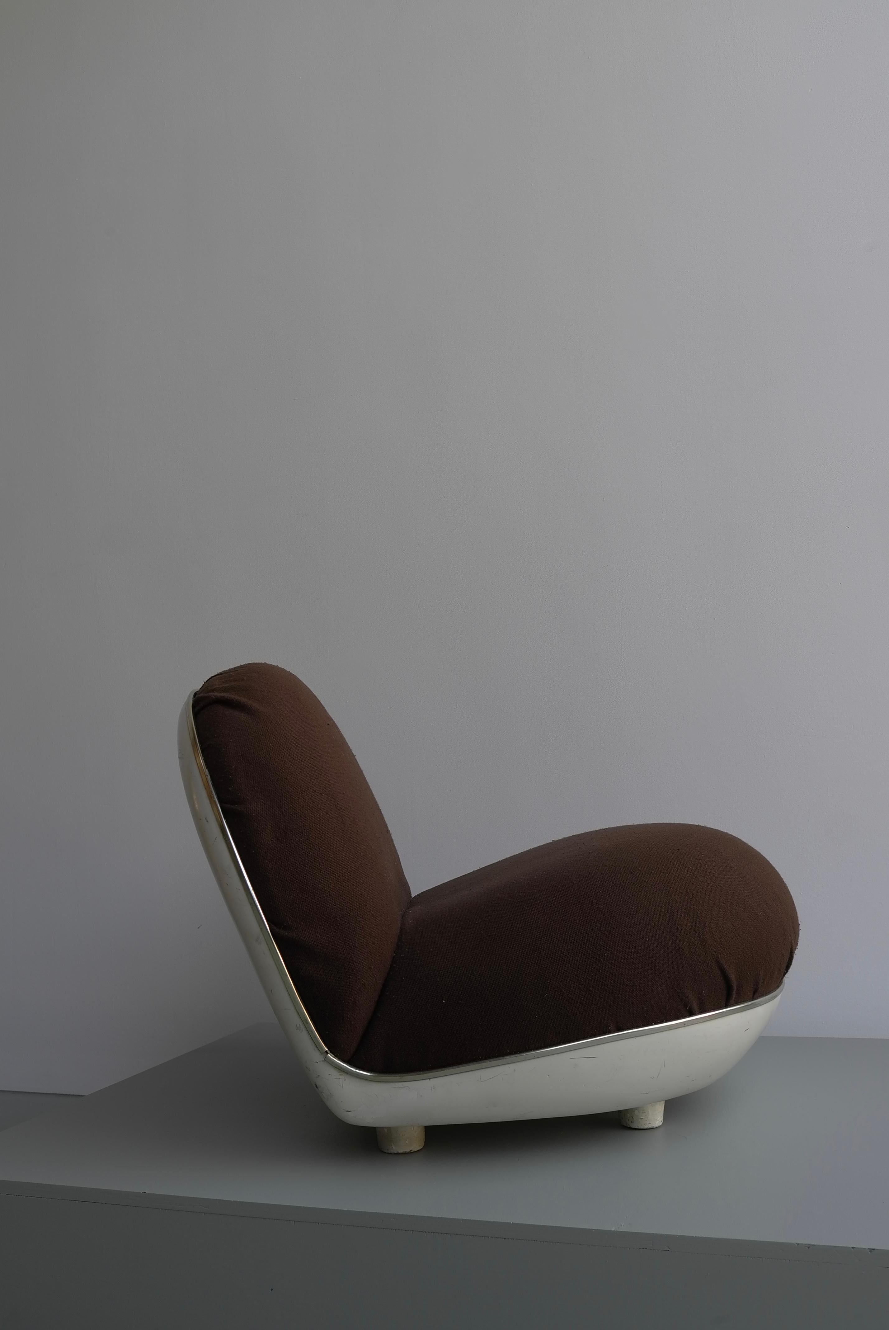 Wool Prototype Pierre Paulin Blub Lounge Chair, Artifort, 1971 For Sale