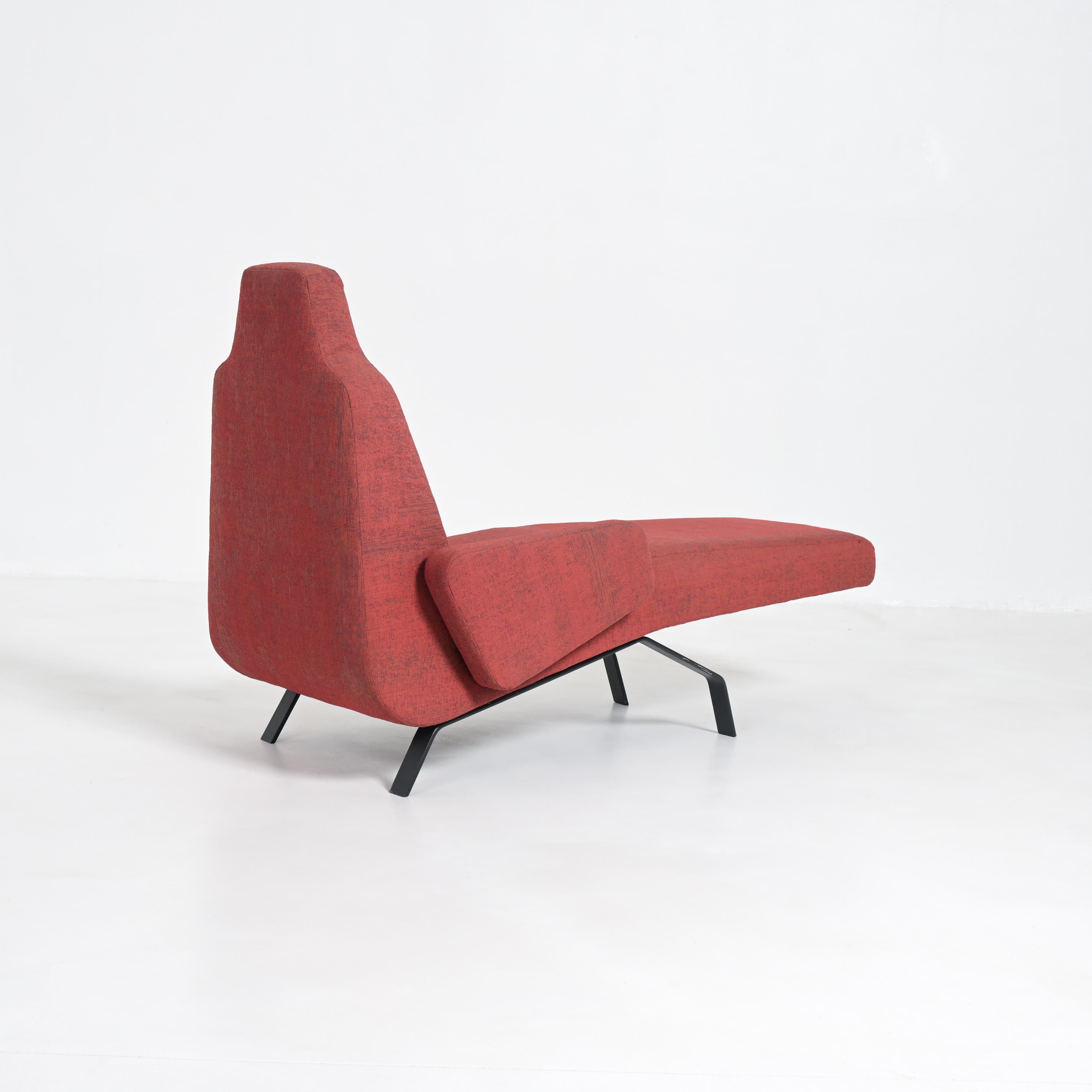 Prototype de chaise longue Scandy rouge de Fabiaan Van Severen pour Indera en vente 3