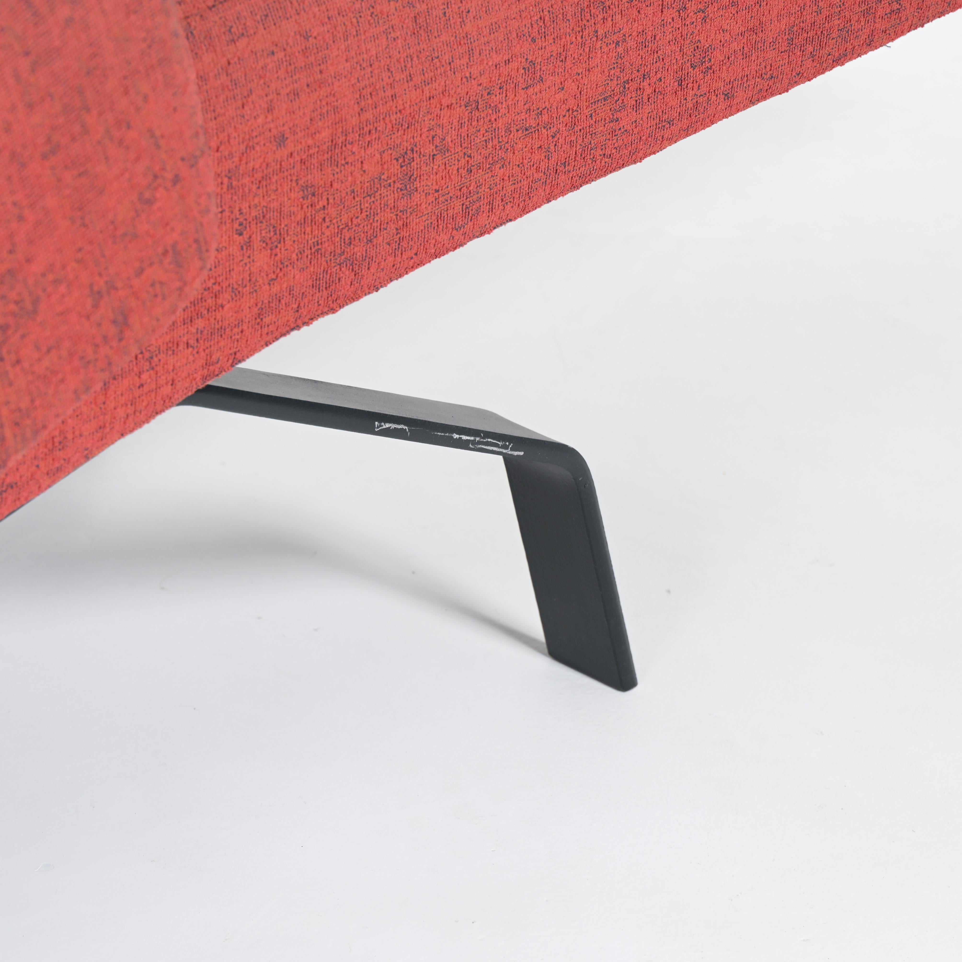 Prototype de chaise longue Scandy rouge de Fabiaan Van Severen pour Indera en vente 4