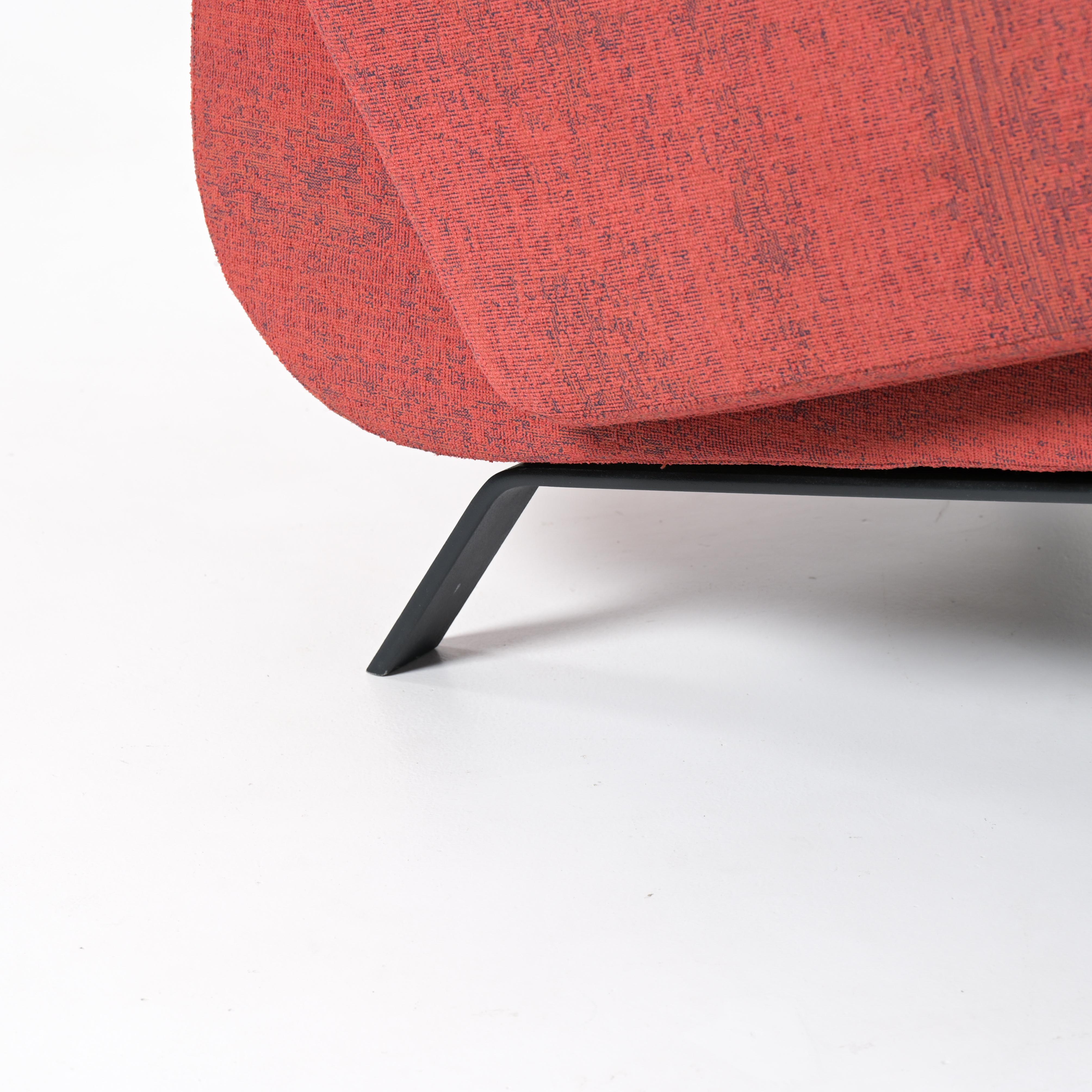 Prototype de chaise longue Scandy rouge de Fabiaan Van Severen pour Indera en vente 5