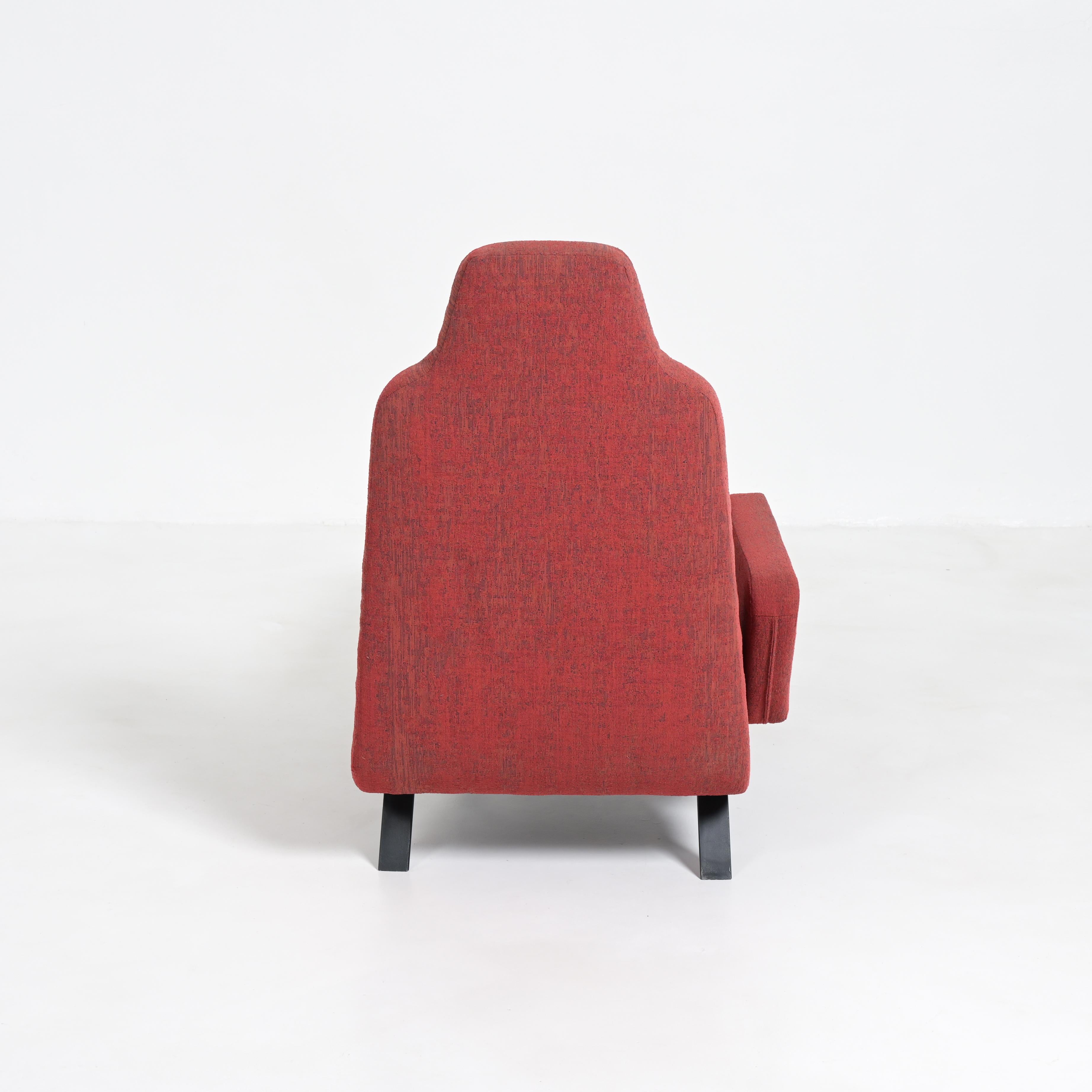 Prototype de chaise longue Scandy rouge de Fabiaan Van Severen pour Indera en vente 6