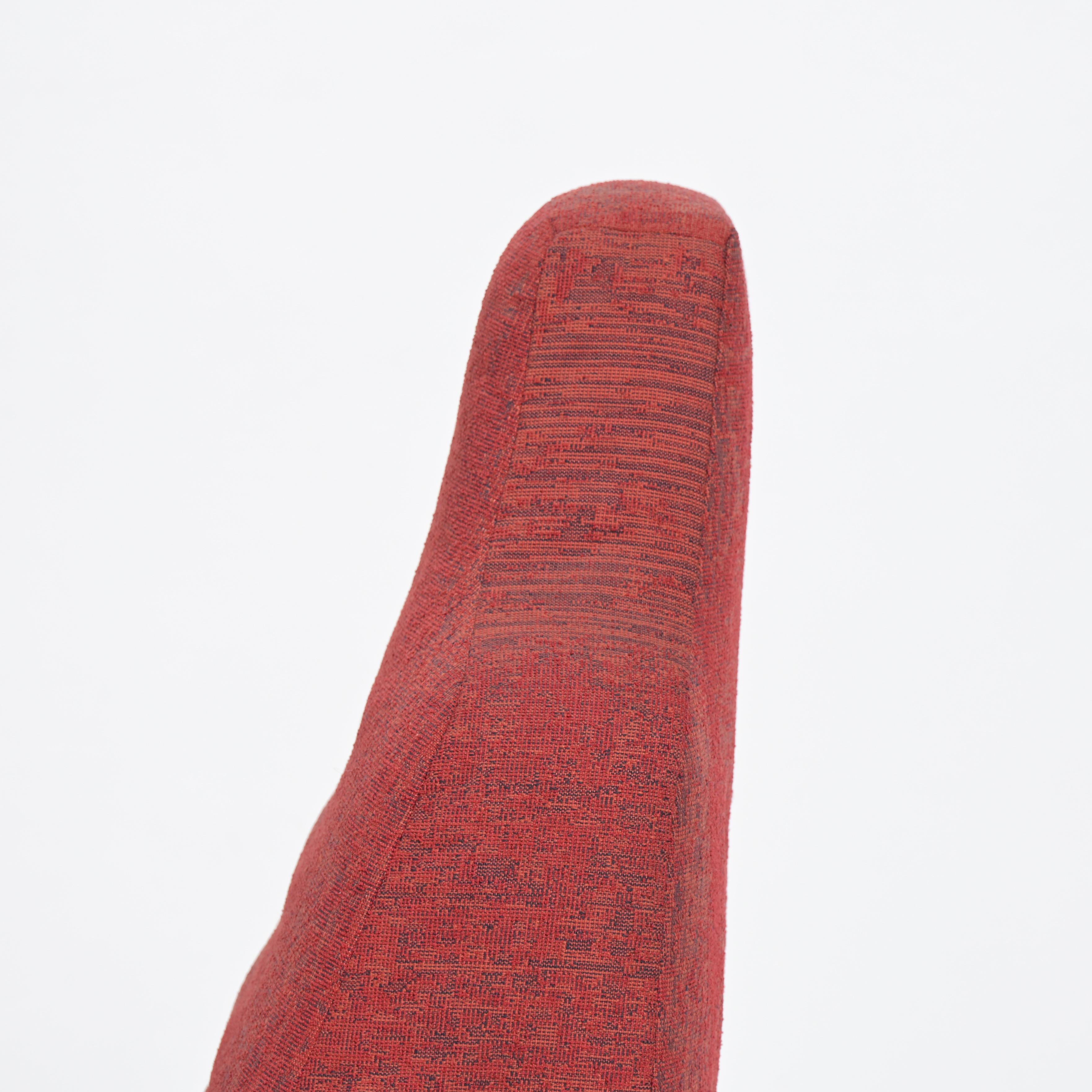 Prototype de chaise longue Scandy rouge de Fabiaan Van Severen pour Indera en vente 7