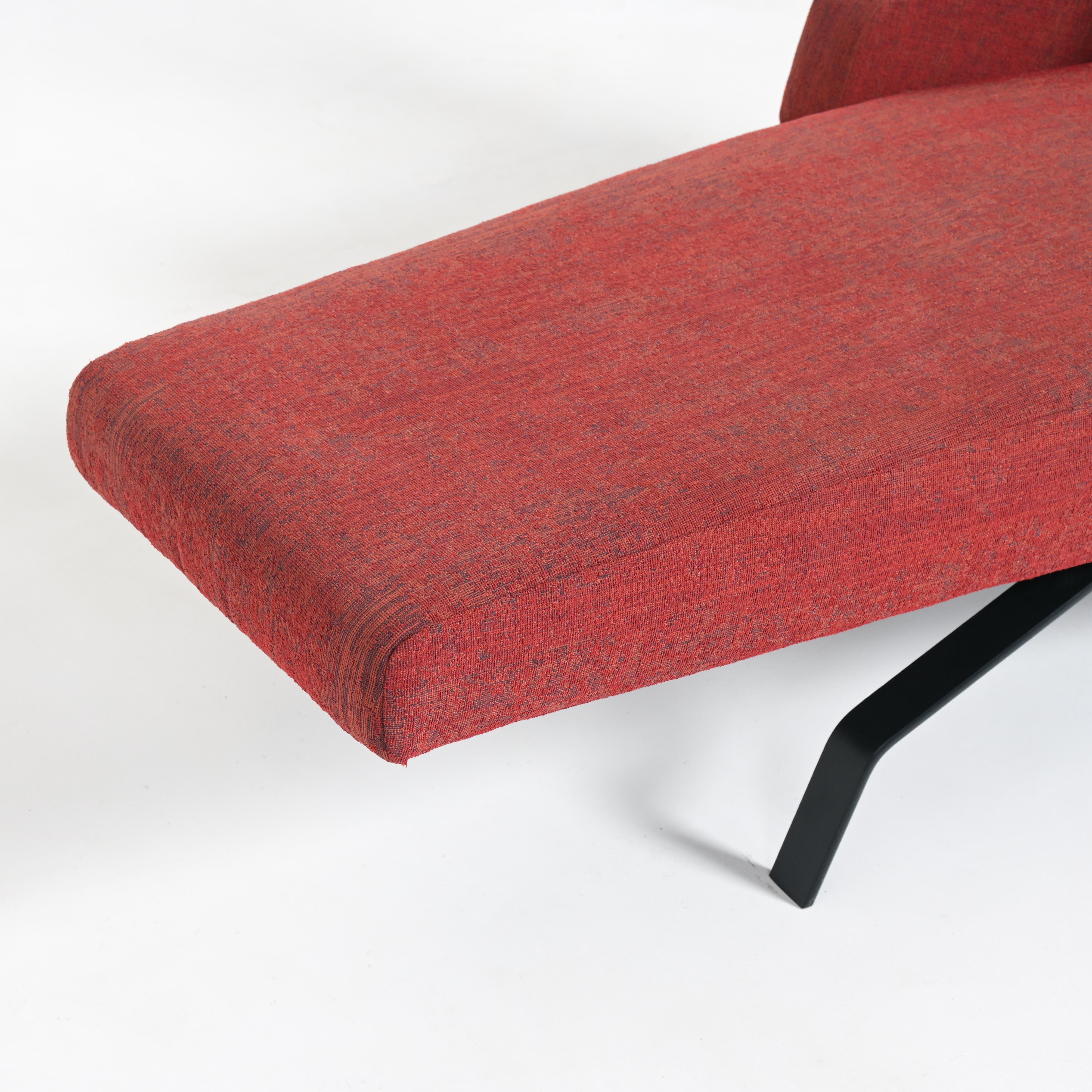 Prototype de chaise longue Scandy rouge de Fabiaan Van Severen pour Indera en vente 8