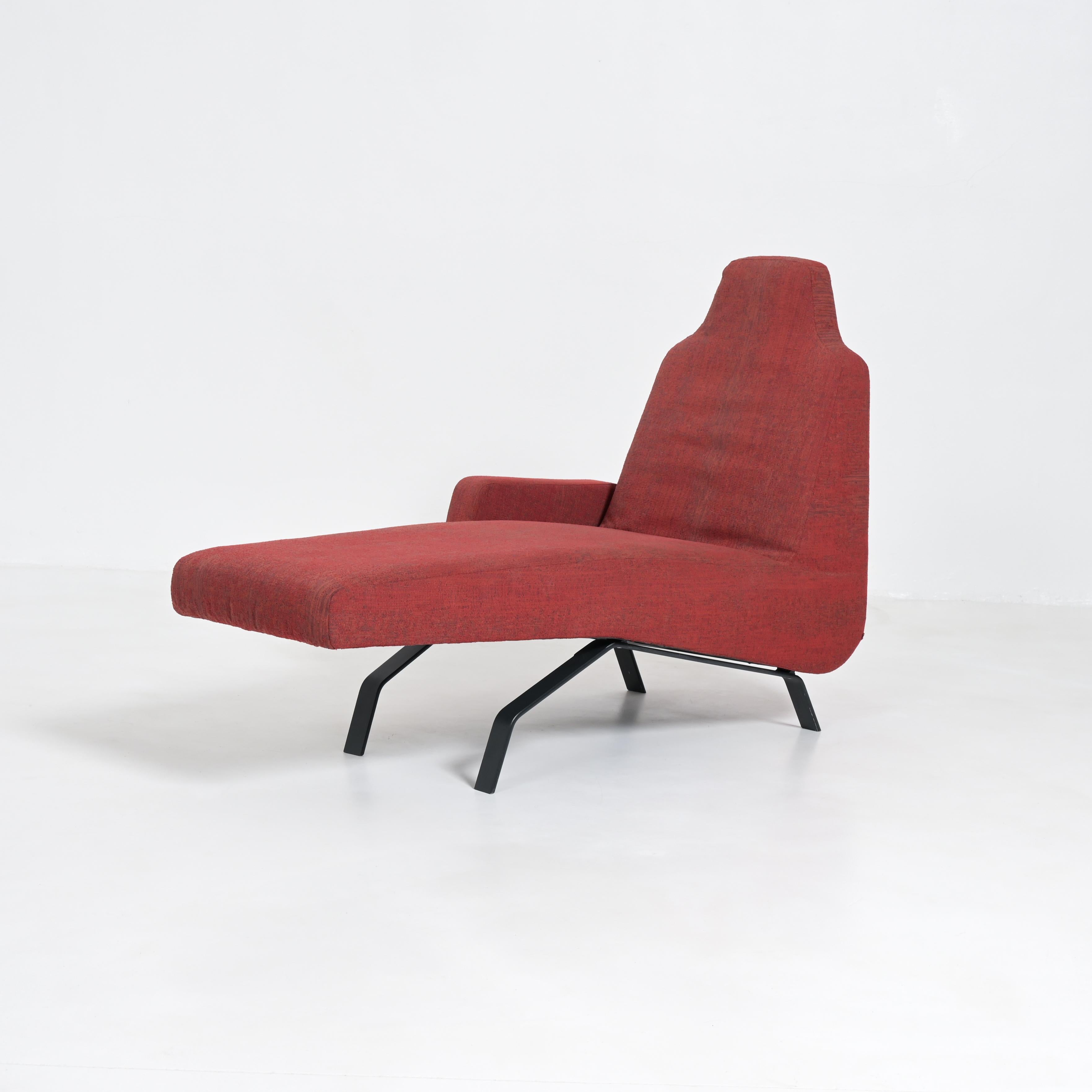 Prototype de chaise longue Scandy rouge de Fabiaan Van Severen pour Indera en vente 10