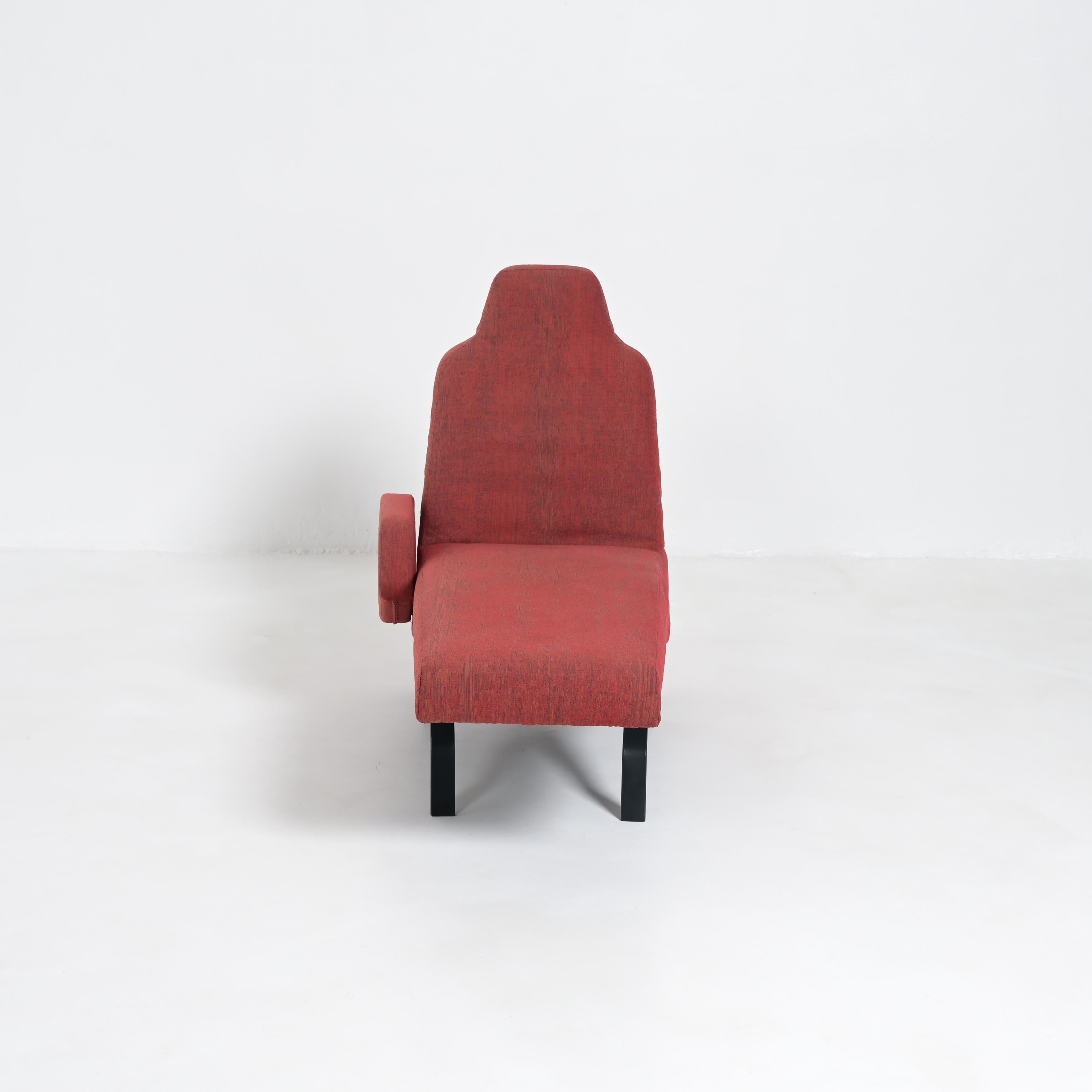 Prototype de chaise longue Scandy rouge de Fabiaan Van Severen pour Indera en vente 11