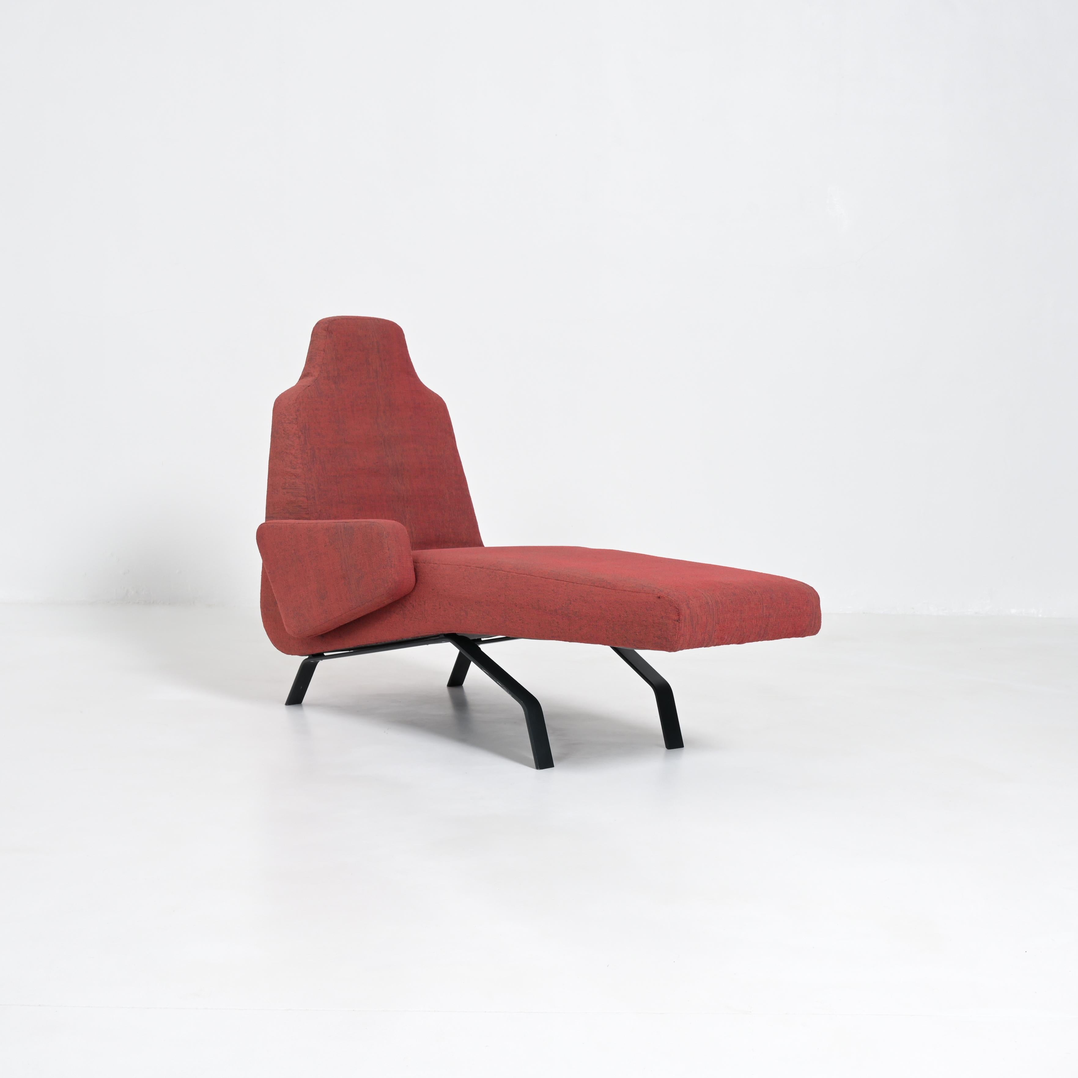 Prototype de chaise longue Scandy rouge de Fabiaan Van Severen pour Indera en vente 12