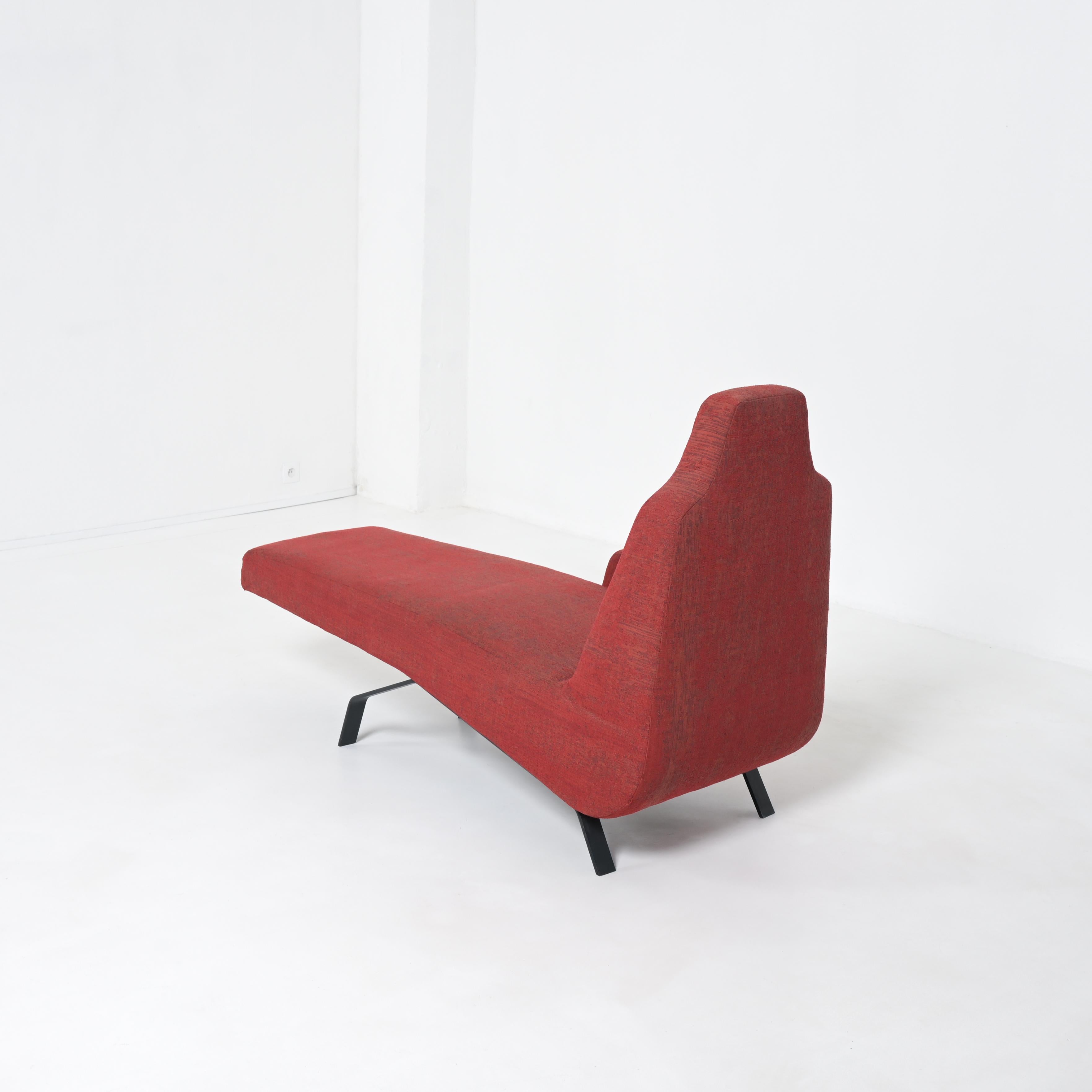 Prototype de chaise longue Scandy rouge de Fabiaan Van Severen pour Indera Bon état - En vente à Vlimmeren, BE