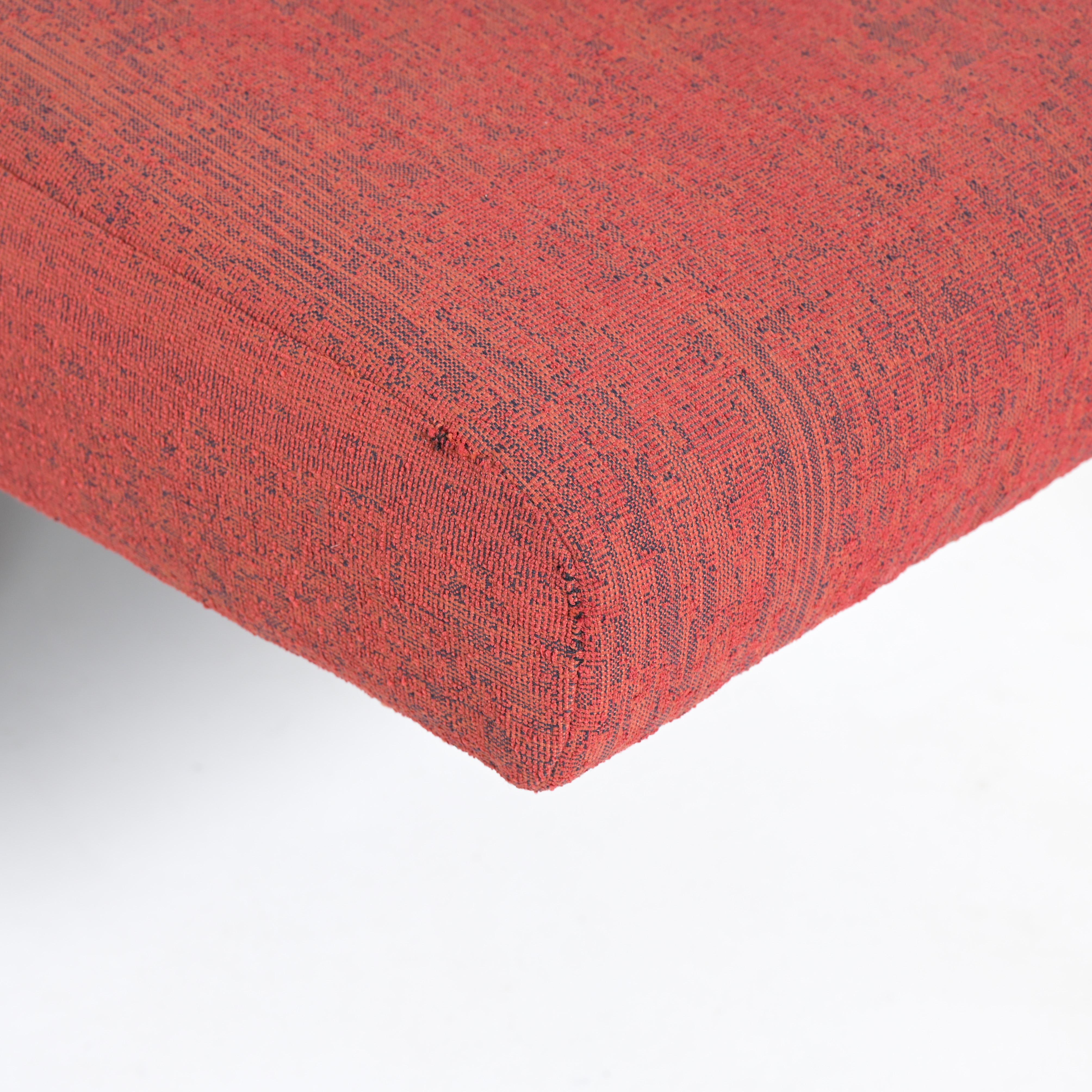 Prototype de chaise longue Scandy rouge de Fabiaan Van Severen pour Indera en vente 1