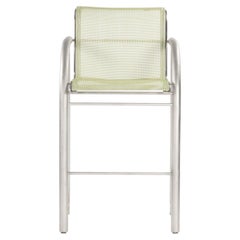 Prototype Richard Schultz 2002 Collection Stainless Bar Stool with Outdoor Mesh