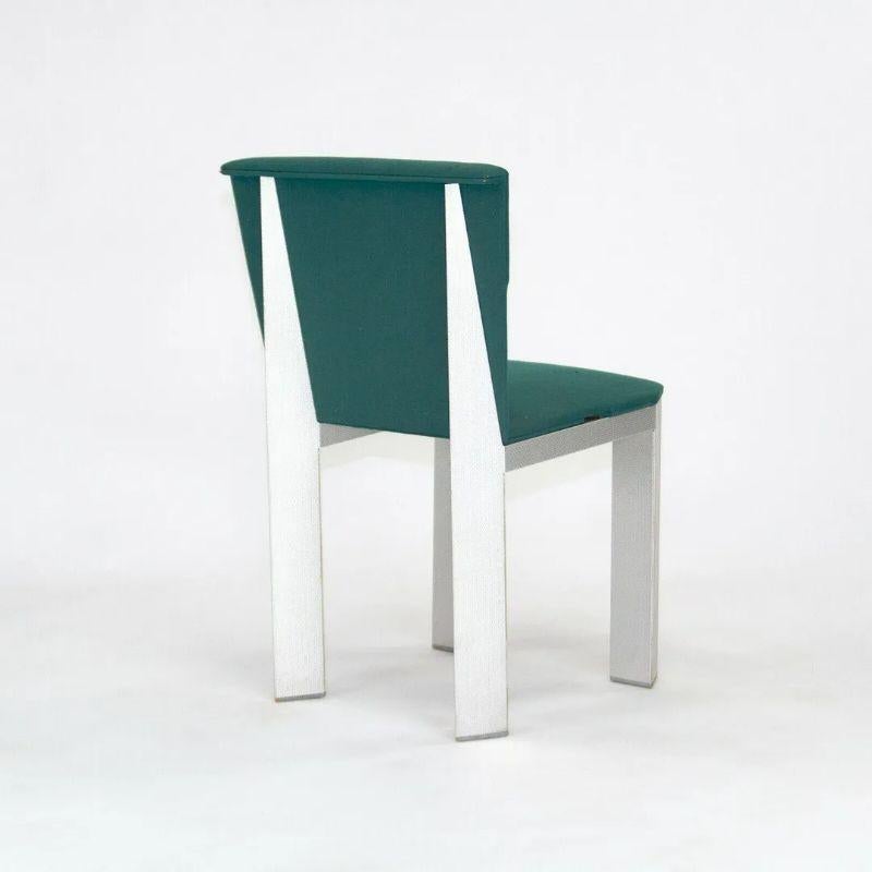 American Prototype Richard Schultz for Steelcase Sheet Metal Dining Chair from Circa 1985 For Sale