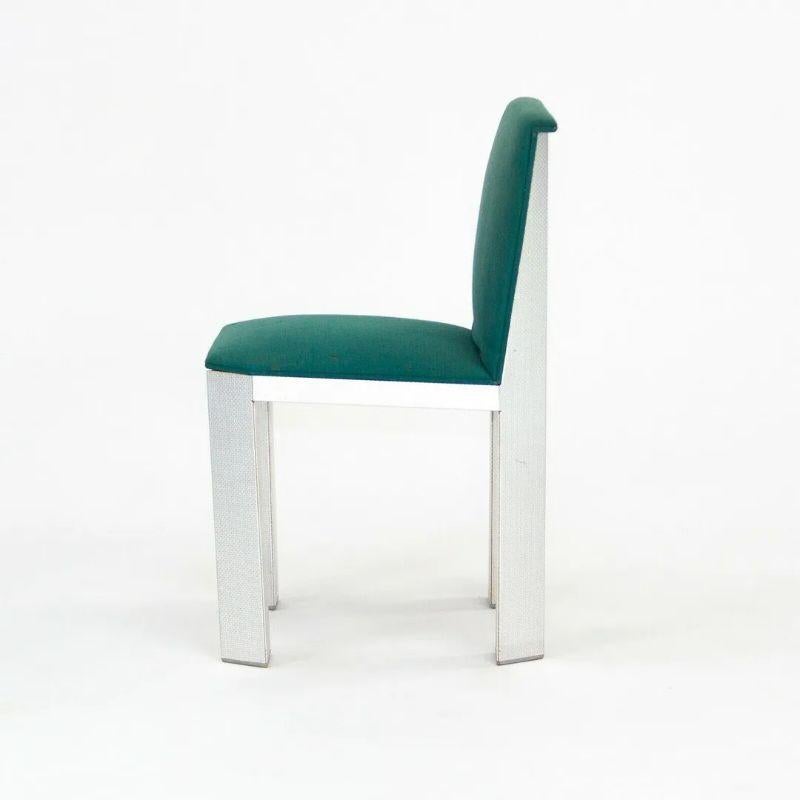 Late 20th Century Prototype Richard Schultz for Steelcase Sheet Metal Dining Chair from Circa 1985 For Sale