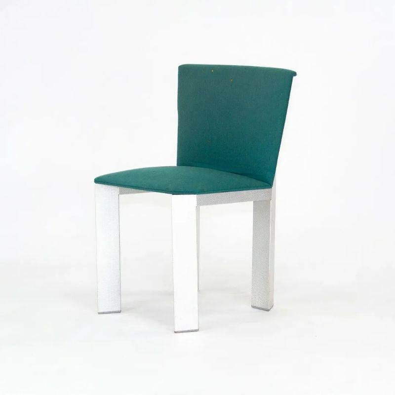 Aluminum Prototype Richard Schultz for Steelcase Sheet Metal Dining Chair from Circa 1985 For Sale