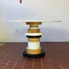 Tavolo da pranzo Prototype Sass di Souda, in stock, medio, piano in marmo