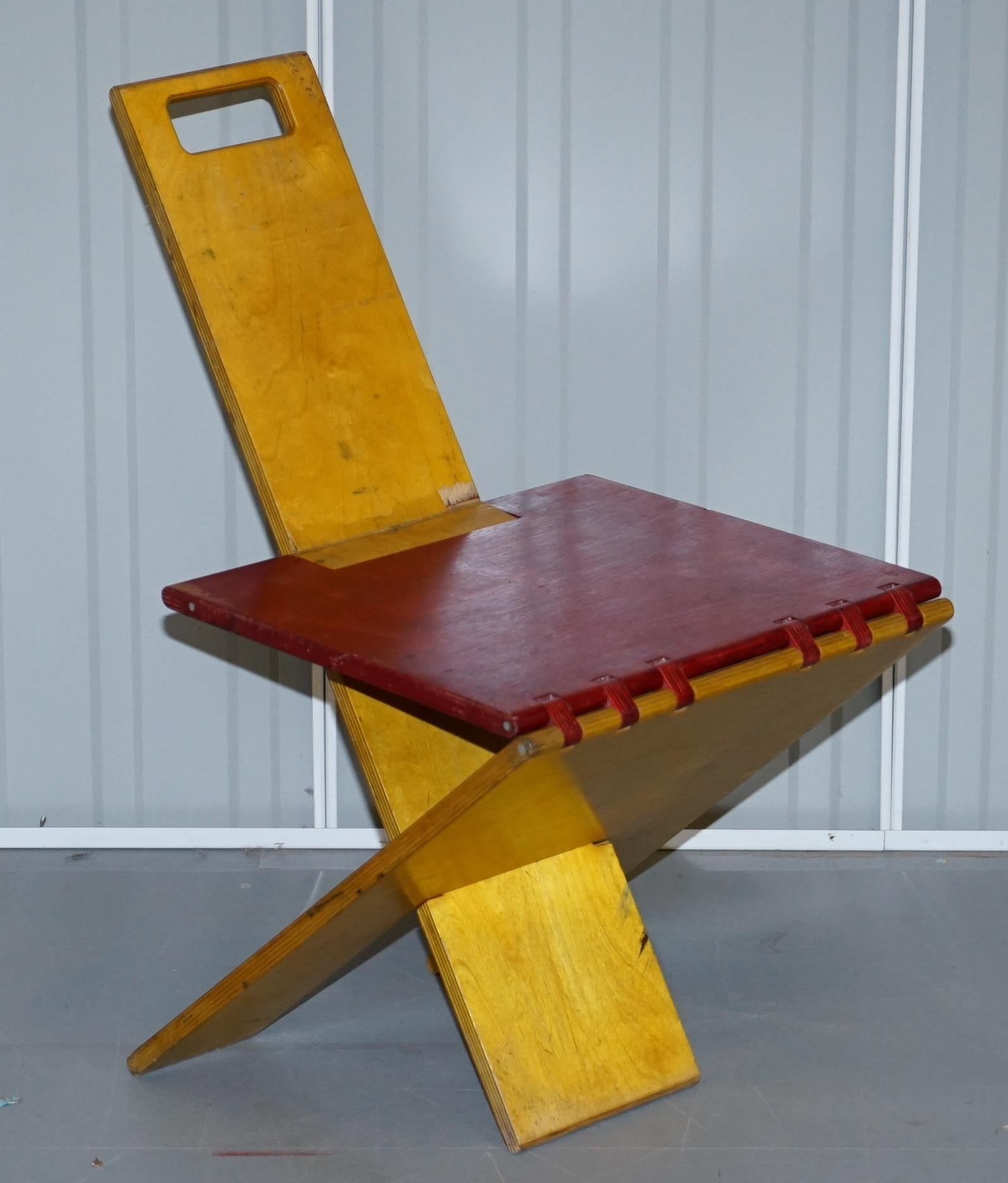 Prototype Viscount David Linley Folding Desk and Chair in Satin Birch Art Modern 5