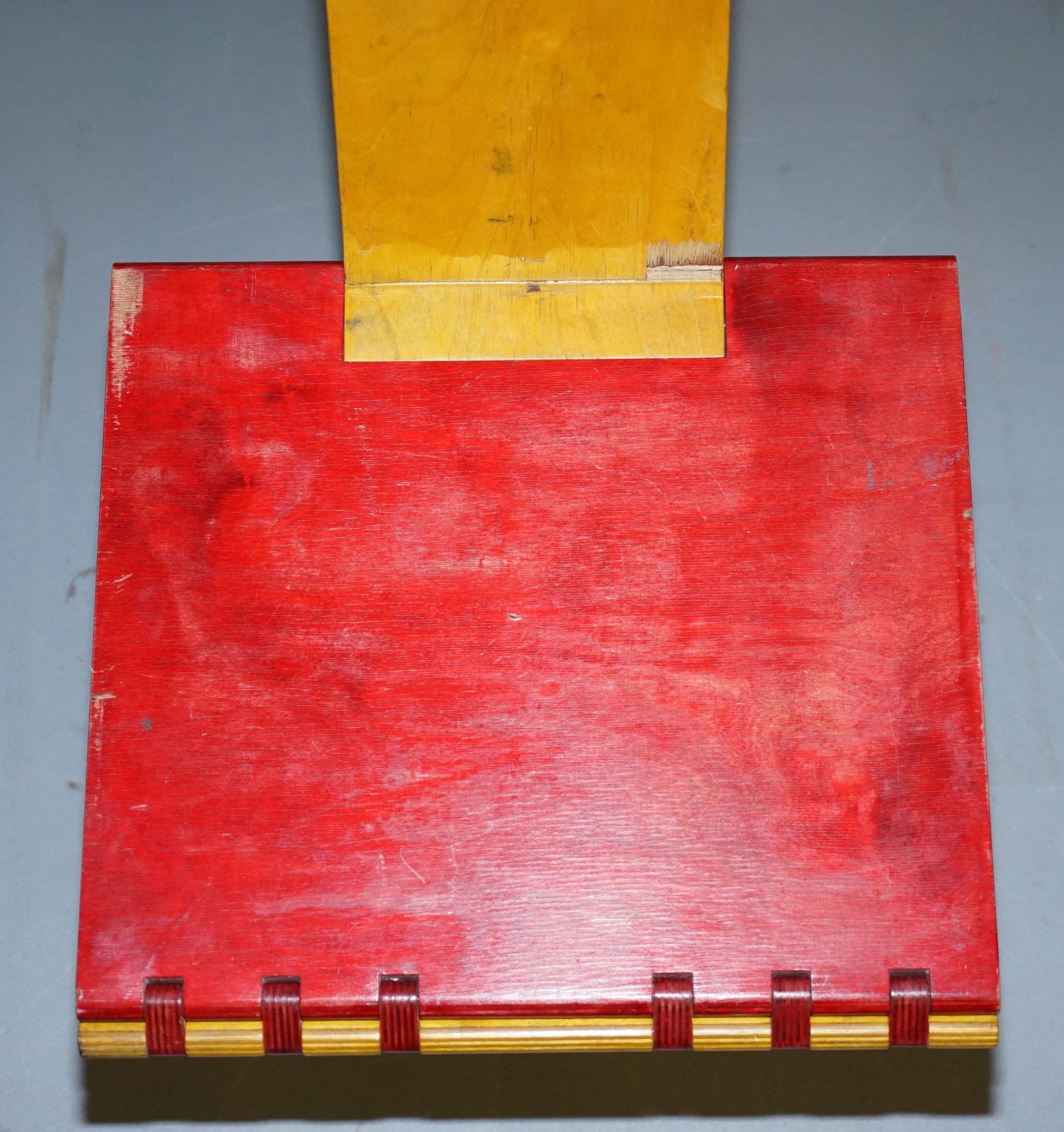 Prototype Viscount David Linley Folding Desk and Chair in Satin Birch Art Modern 4