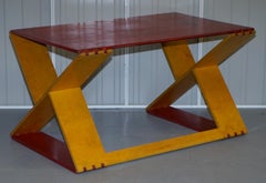 Prototype Viscount David Linley Folding Desk and Chair in Satin Birch Art Modern