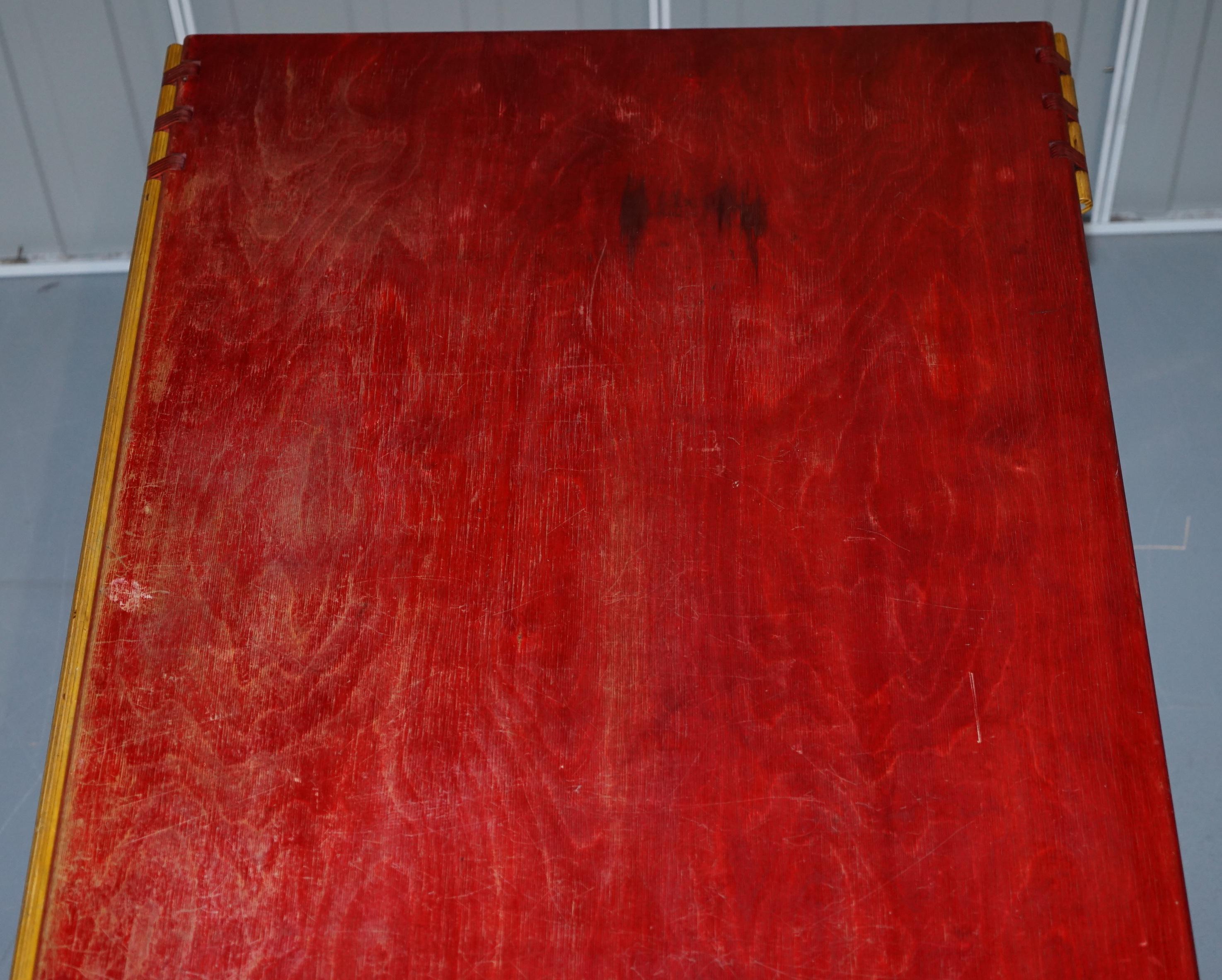 20th Century Prototype Viscount David Linley Folding Desk and Chair in Satin Birch Art Modern