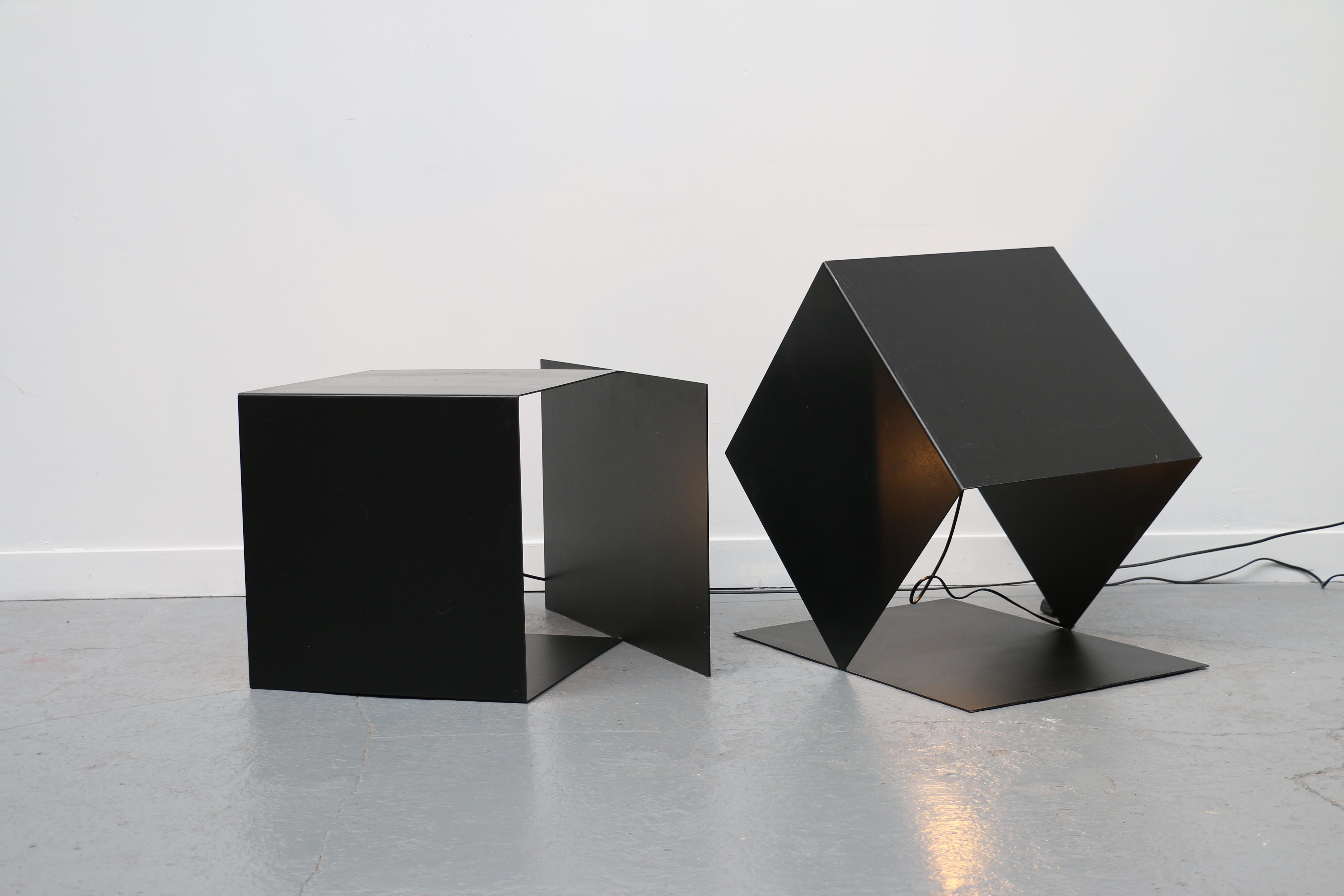 Painted Prototypes Lacquered Sculpture Lamps from François Mascarello, France, 2000s For Sale