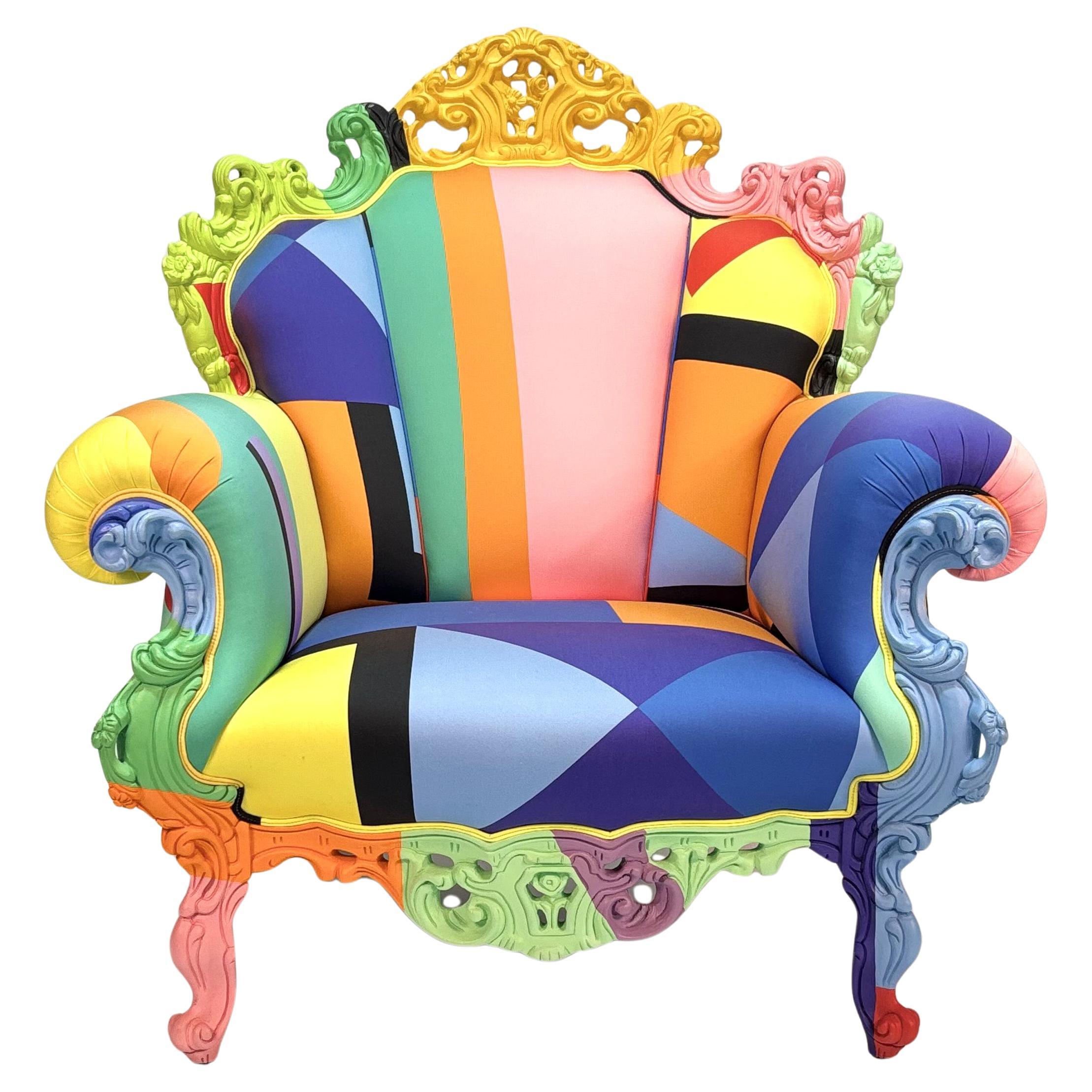 Proust Geometrica Armchair by Alessandro Mendini