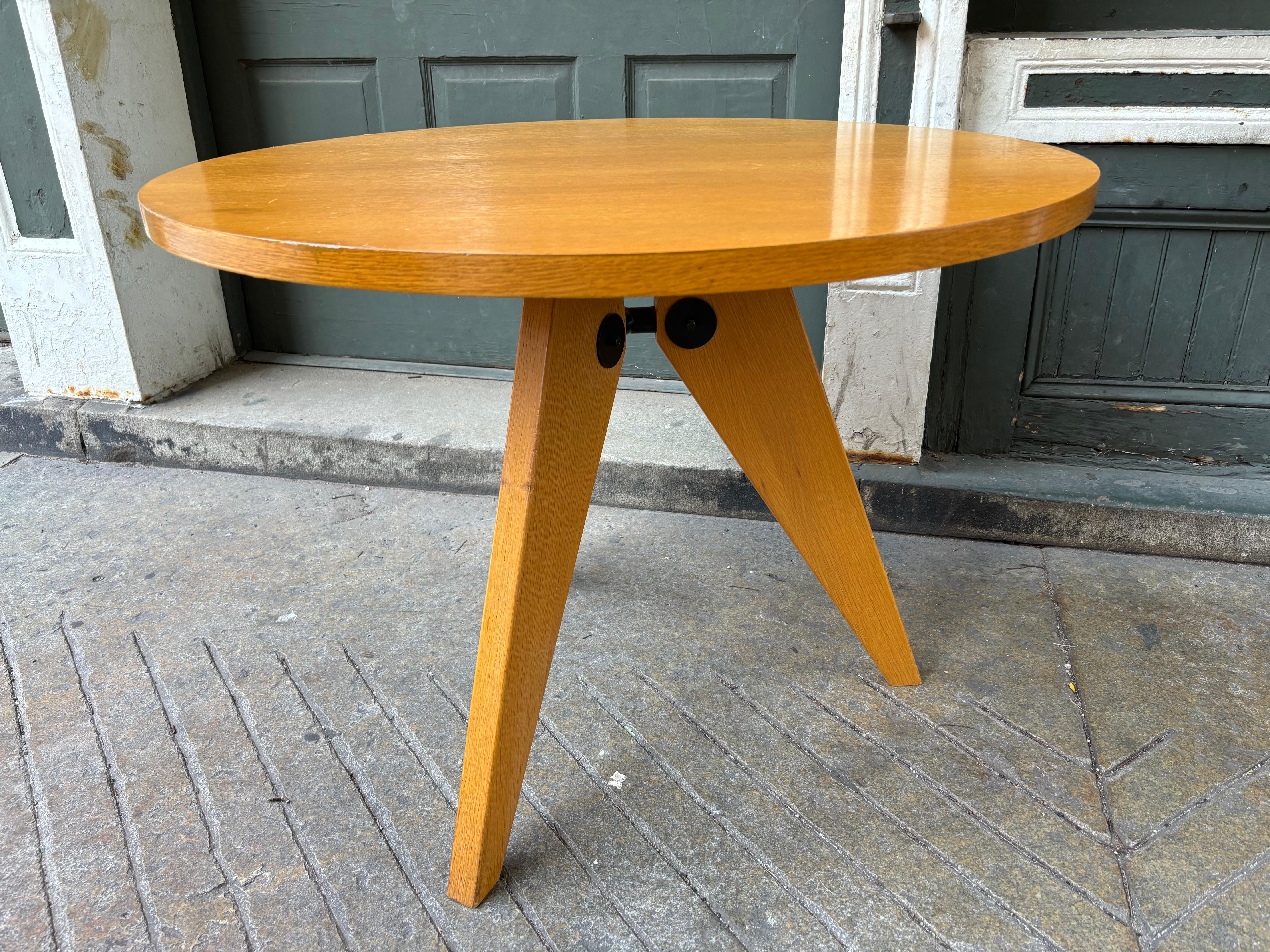 German Prouve 37.25 Round Dining Table for Vitra