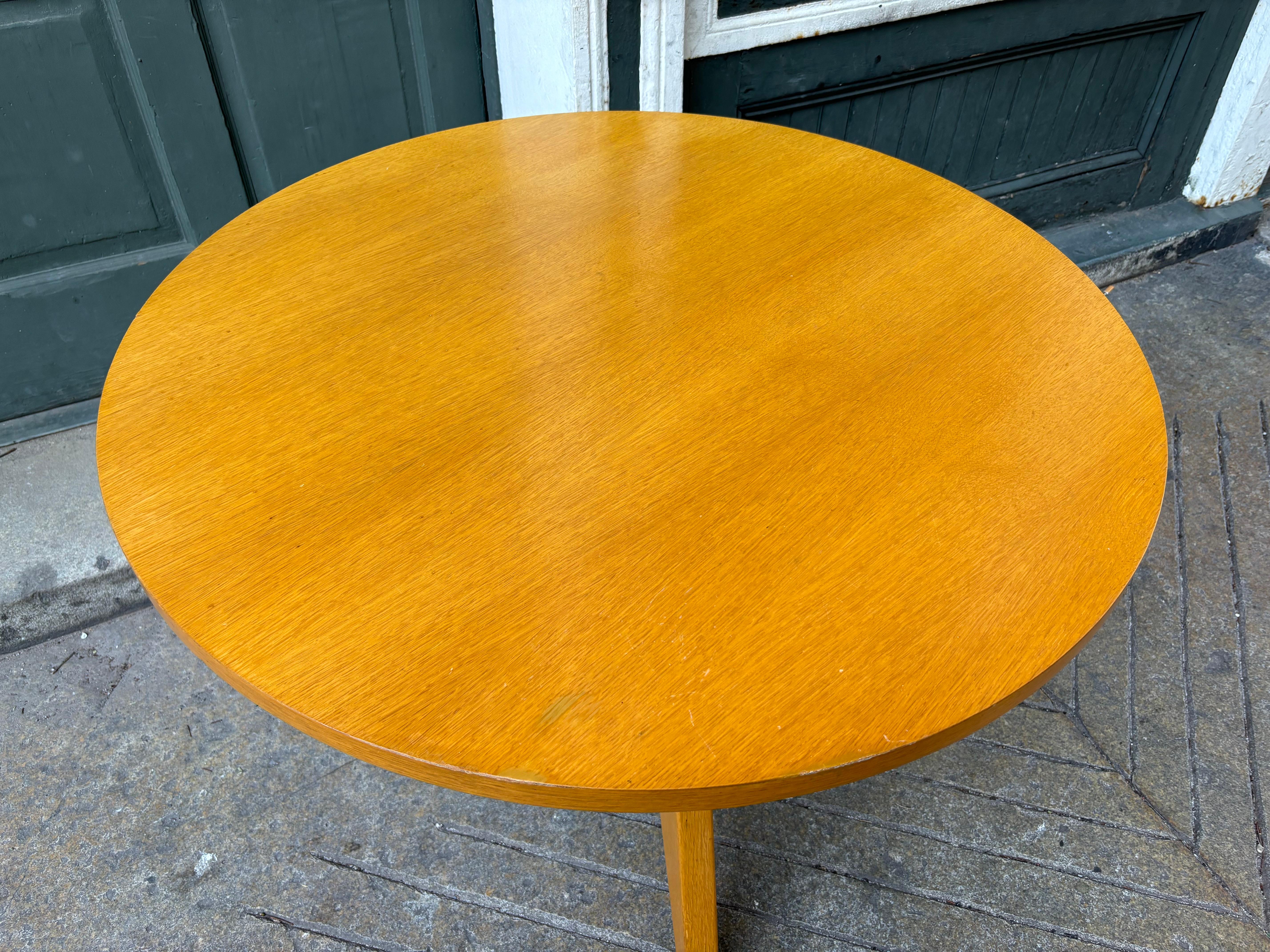Prouve 37.25 Round Dining Table for Vitra In Good Condition In Philadelphia, PA