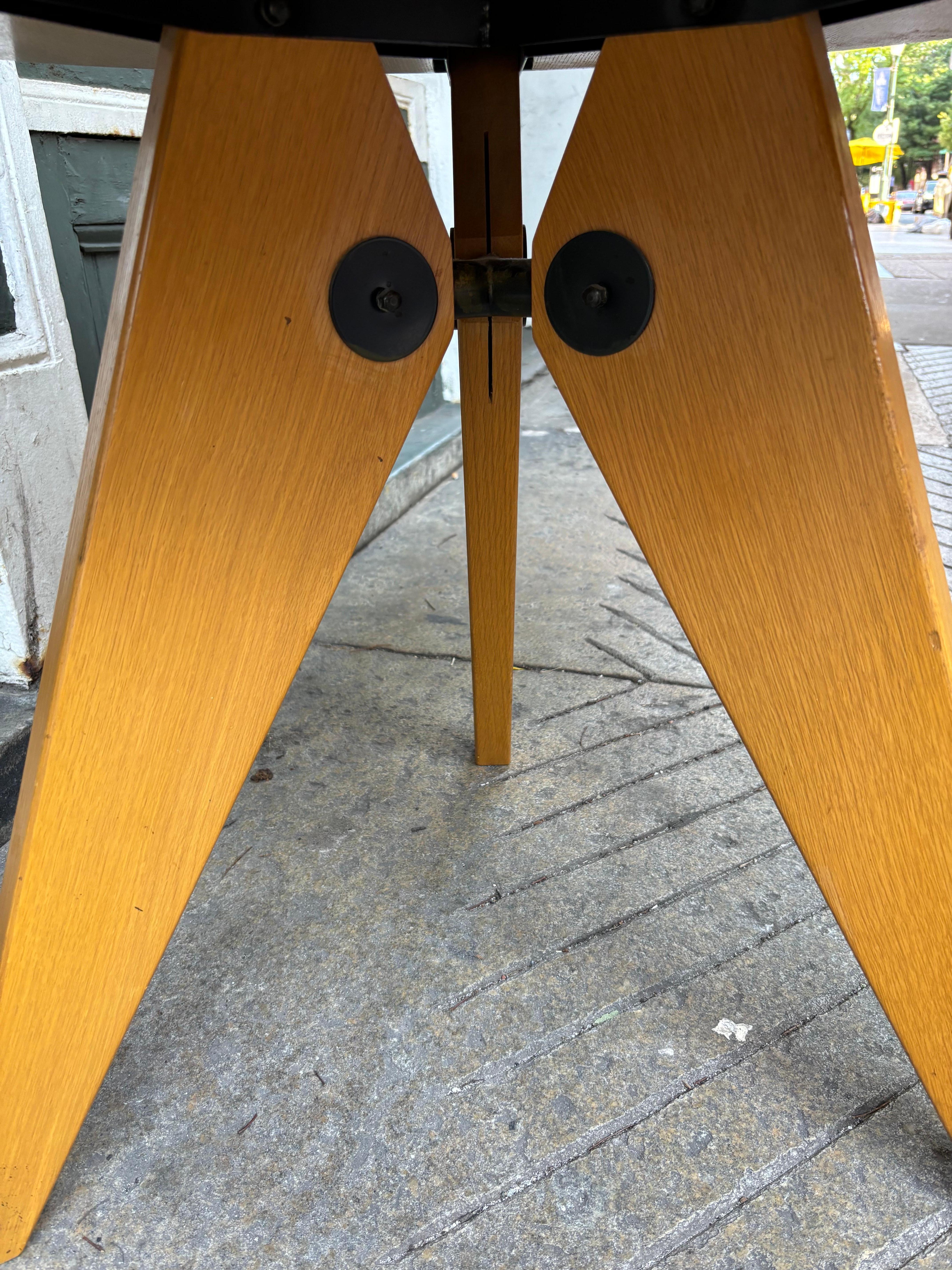 Contemporary Prouve 37.25 Round Dining Table for Vitra