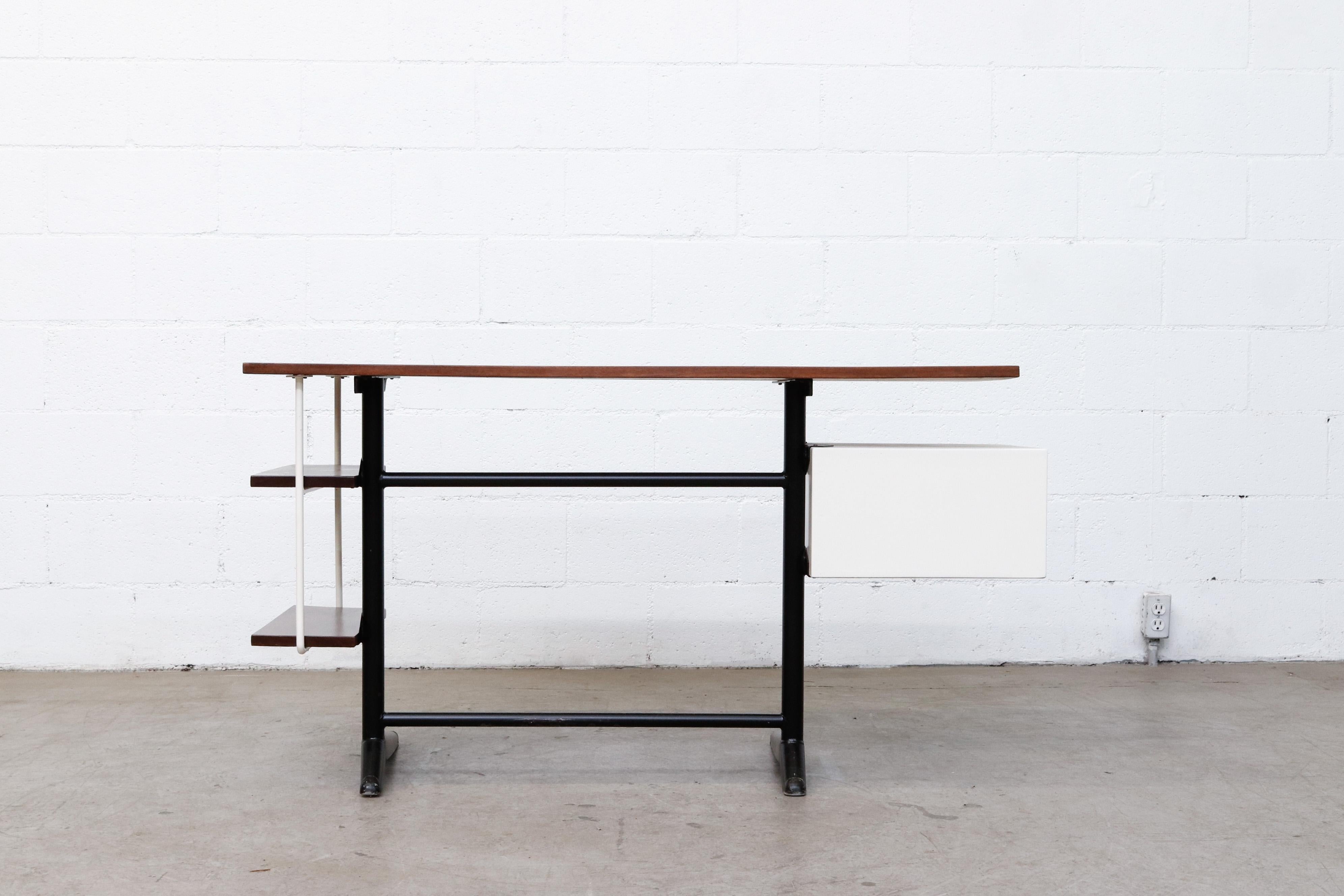 Metal Prouve Inspired Modernist Writing Desk