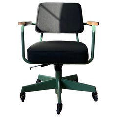 Prouvé RAW Editions Office Fauteuil Direction Pivotant par Jean Prouvé
