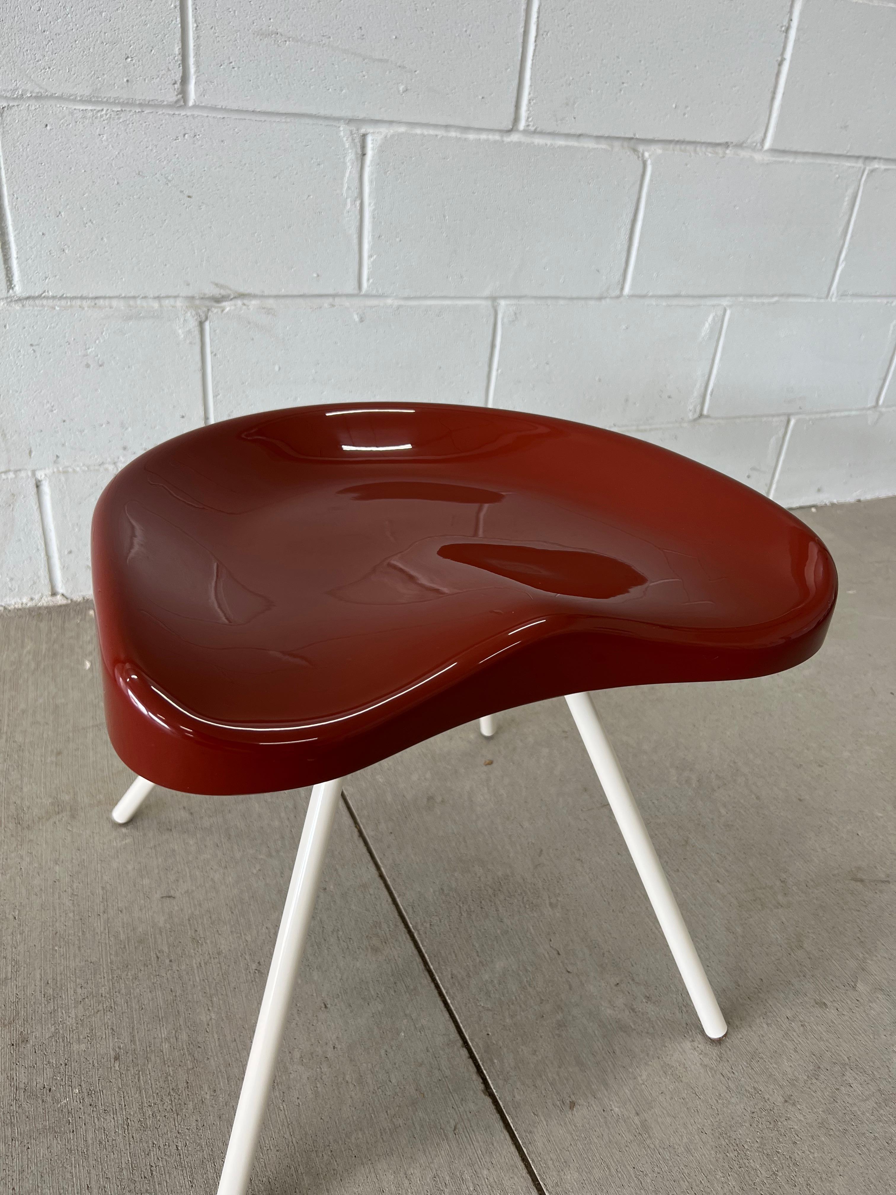 Prouvé Raw Tabouret 307 Stool by Jean Prouvé and G Star Raw for Vitra In Good Condition For Sale In Saint Paul, MN