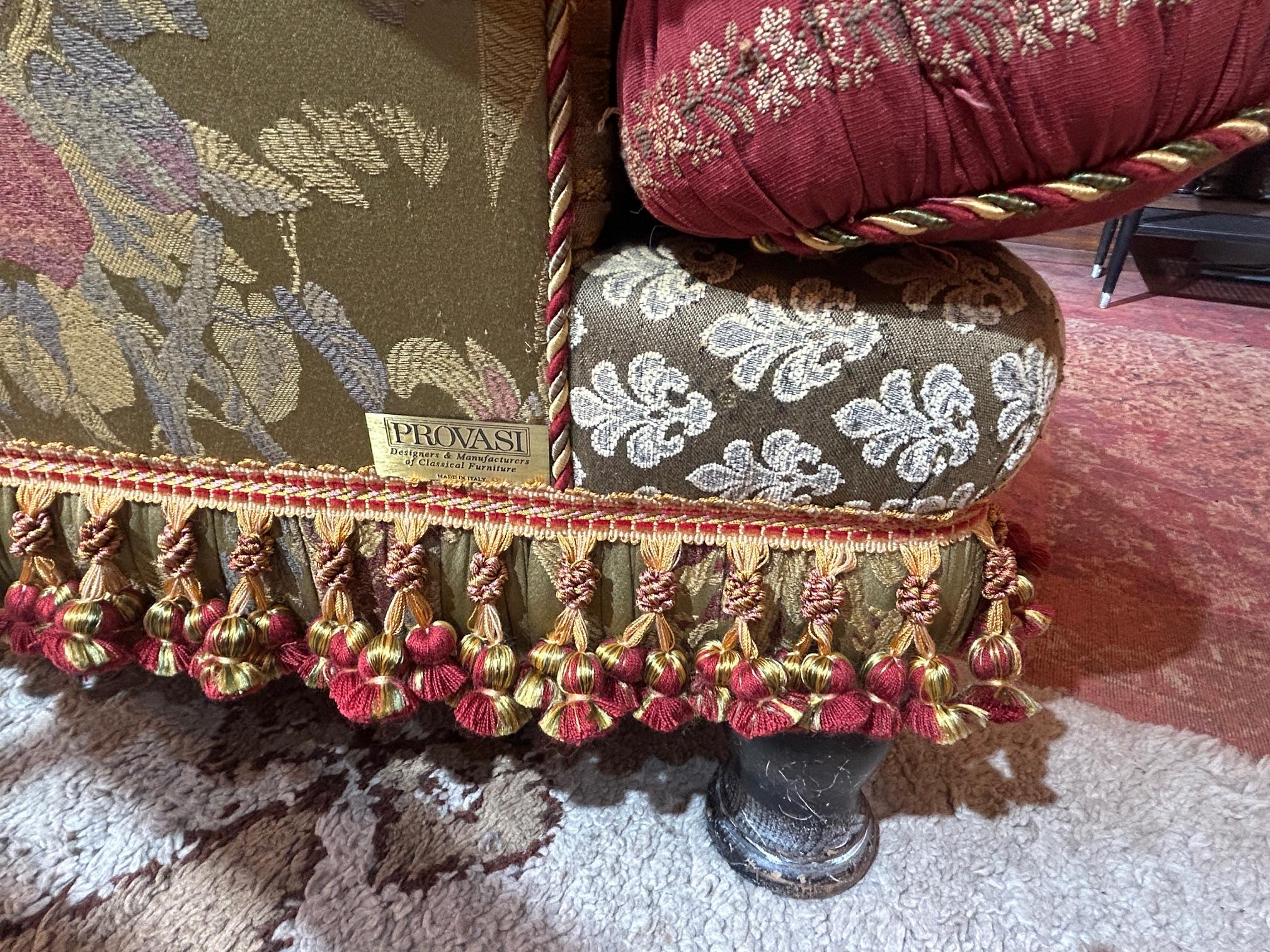 Contemporary Provasi sofa in the style Napoleon III For Sale