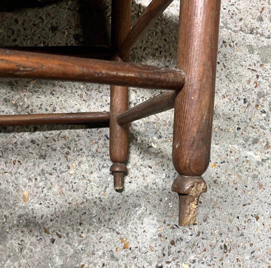 Französischer provenzalischer Sessel mit Strohsitz, frühes 20. Jahrhundert im Angebot 5