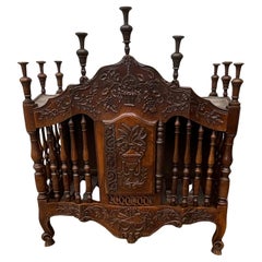 Provencal Bread Box In Solid Walnut, Early 19th Century