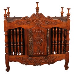 Provençal Bread Rack Called Panetière In Solid Walnut – 18th Century