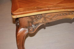 Provençal Extendable Rectangular Table, Walnut, 19th Century