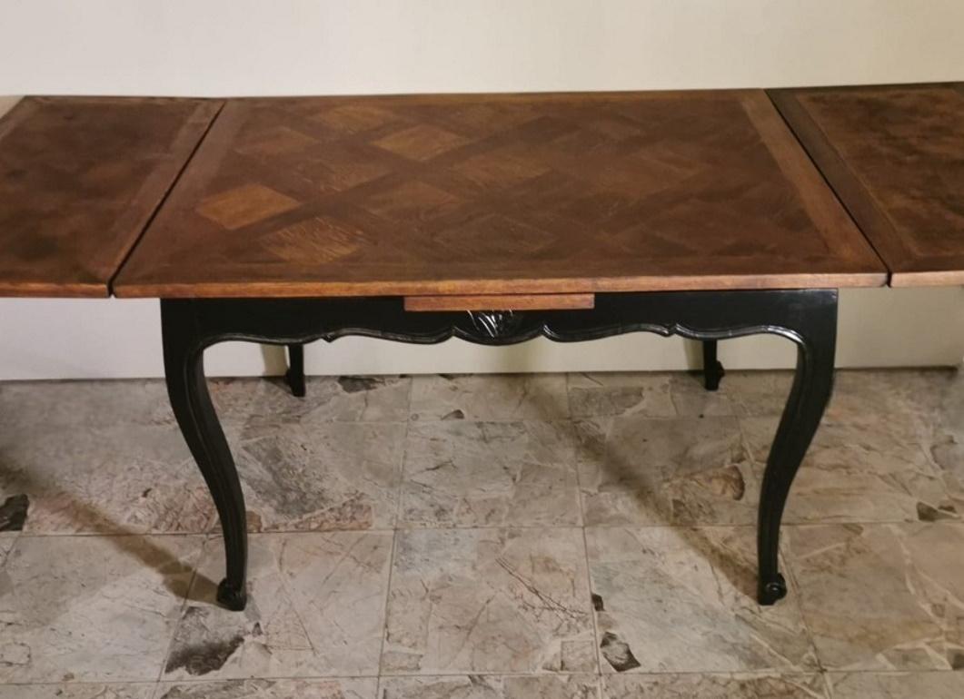 Oak Provencal Style French Extending Table For Sale