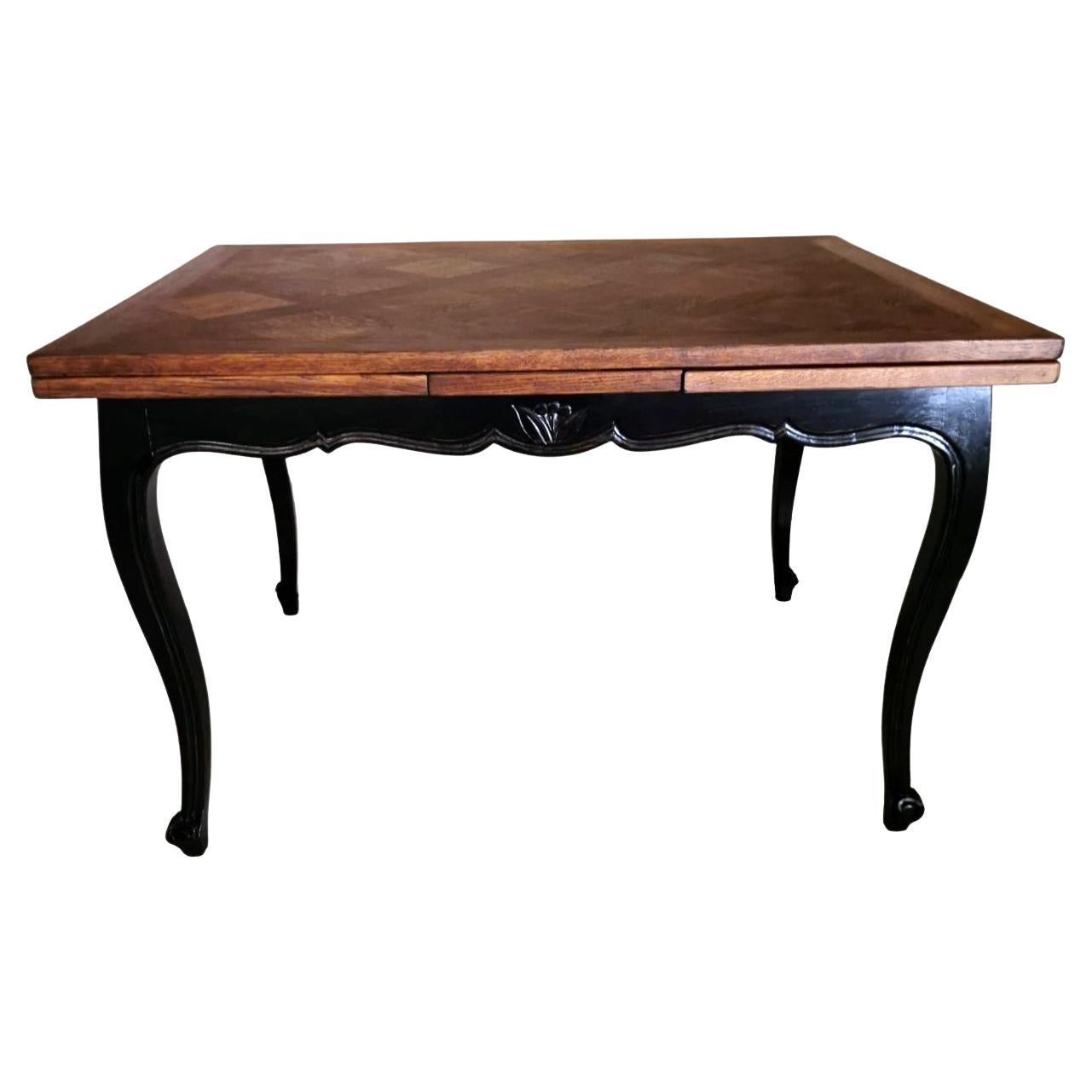 Table à rallonge française de style provençal en vente