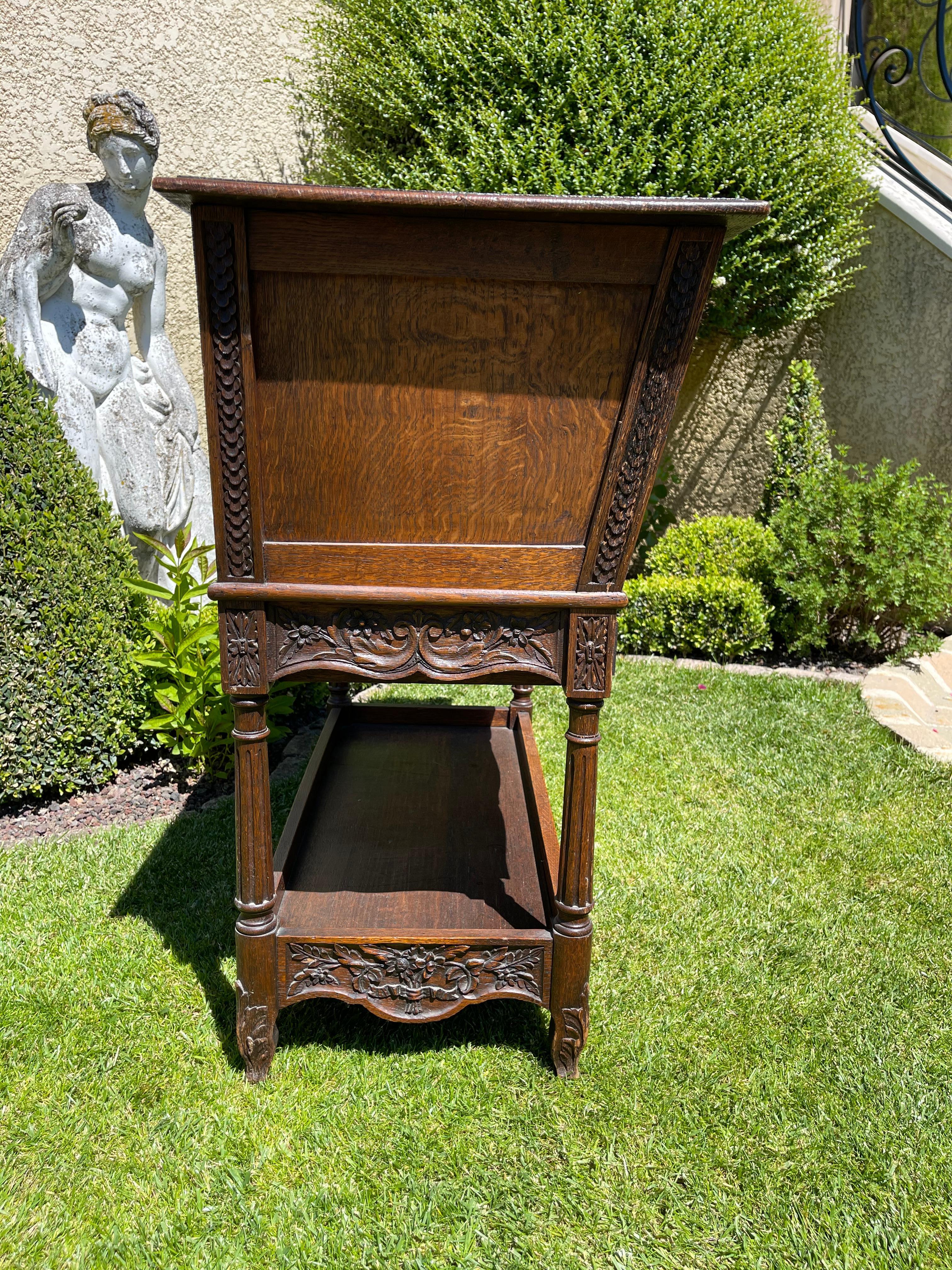 Provencal Style, French Oak Cabinet, 19th Century For Sale 7