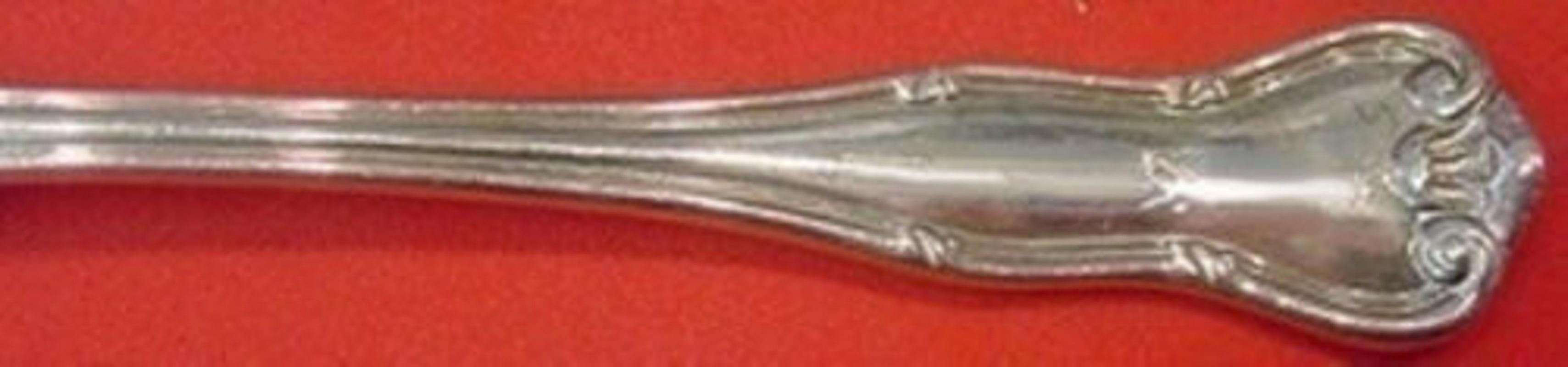 Sterling silver cream soup spoon, 6 7/8
